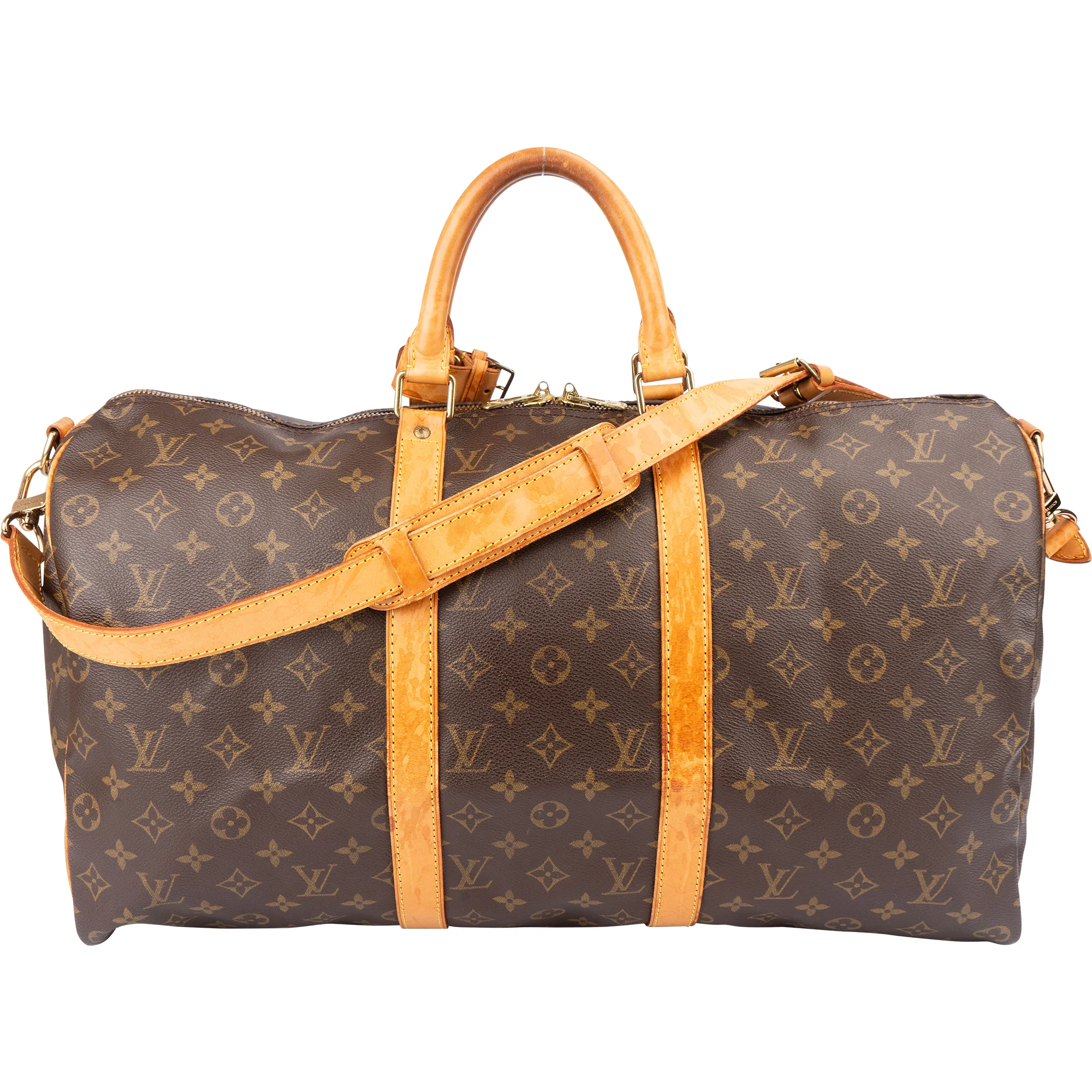 Louis Vuitton Monogram Canvas Keepall 50 Bandoulière Reisetasche