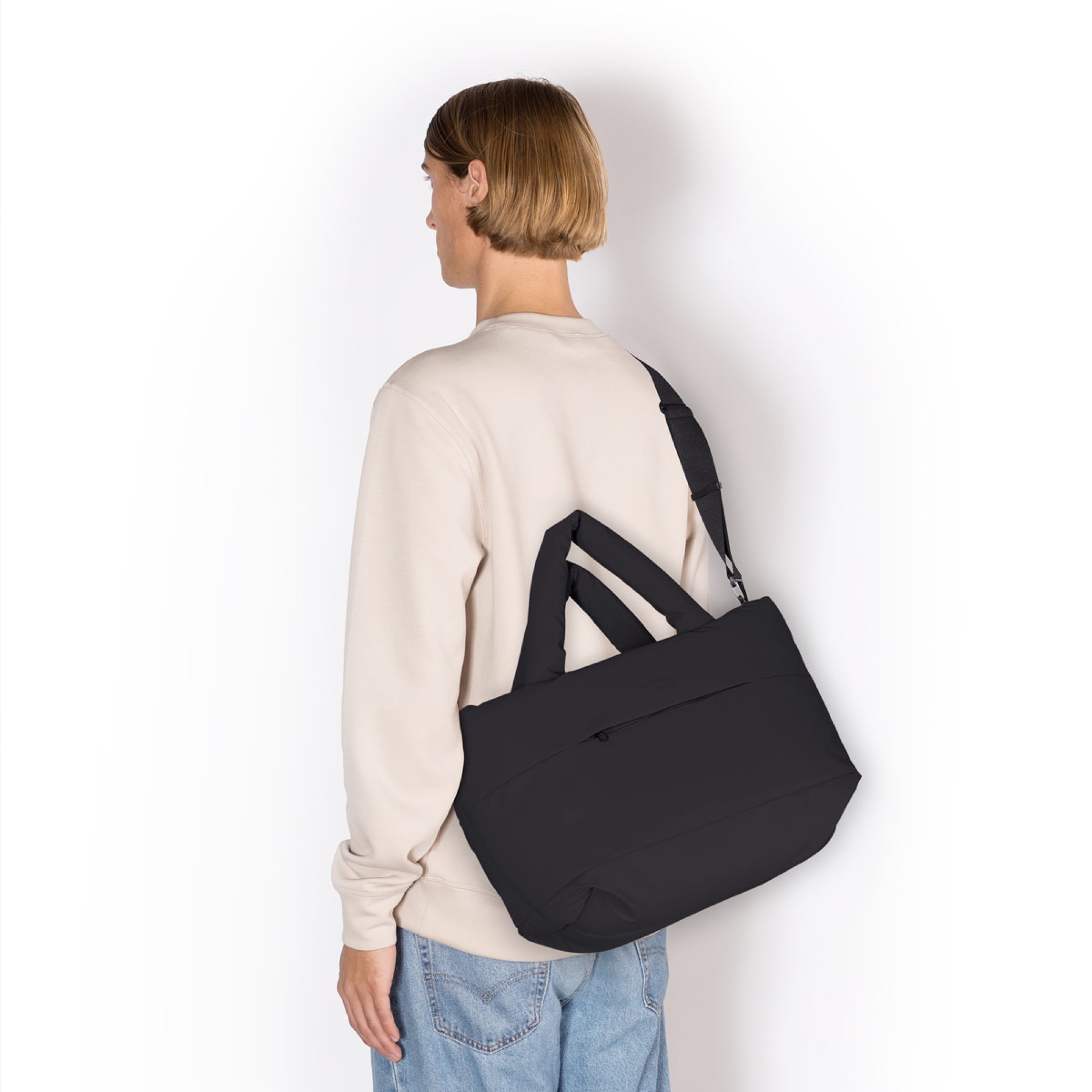 Olivia Puffy Bag Moss - Black