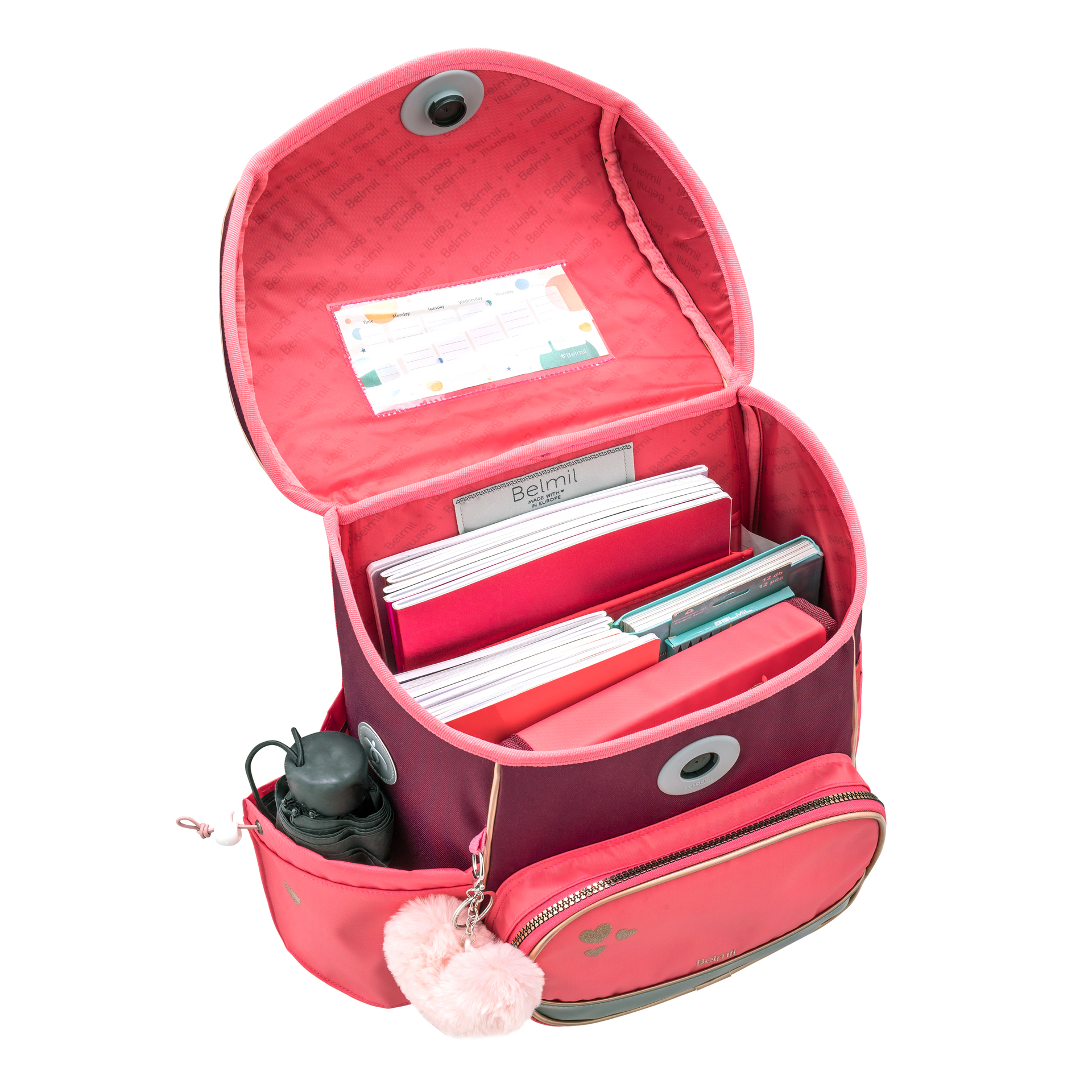 Compact Plus Schulranzenset 5-teilig - Coral