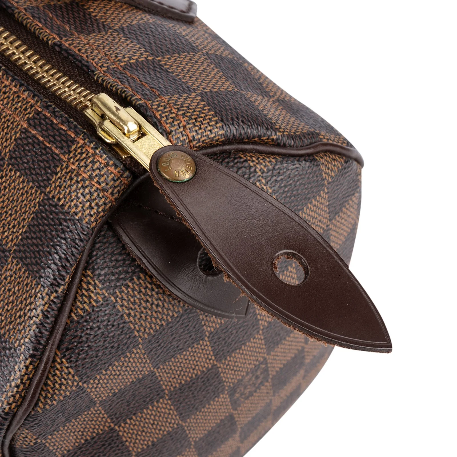 Louis Vuitton Monogram Damier Ebene Speedy 25 Boston Bag