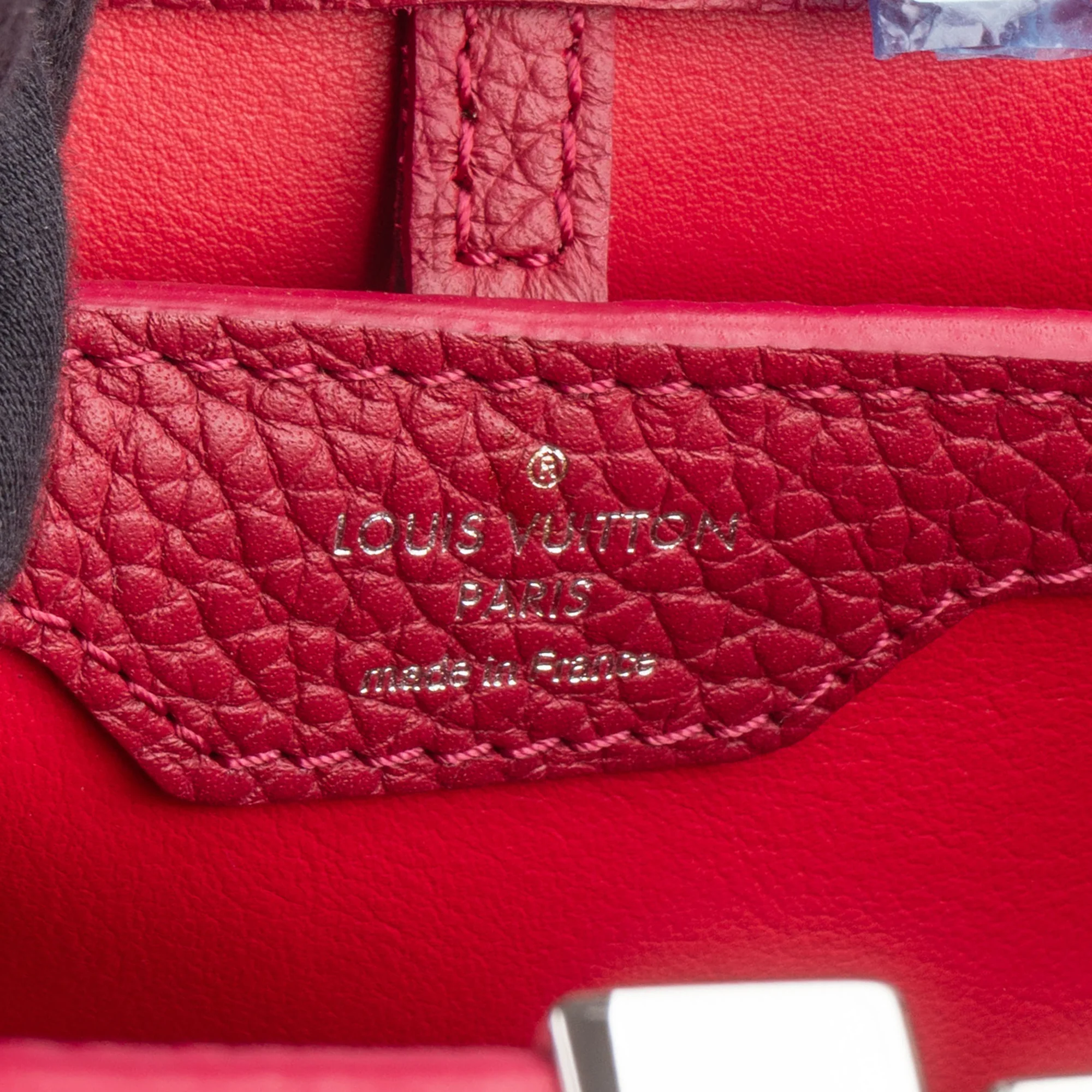 Louis Vuitton Limited Pink Taurillon Capucines MM Handbag