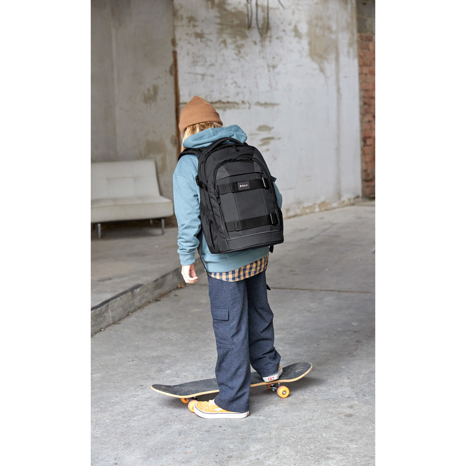 School Backpack Origin Bold - Black