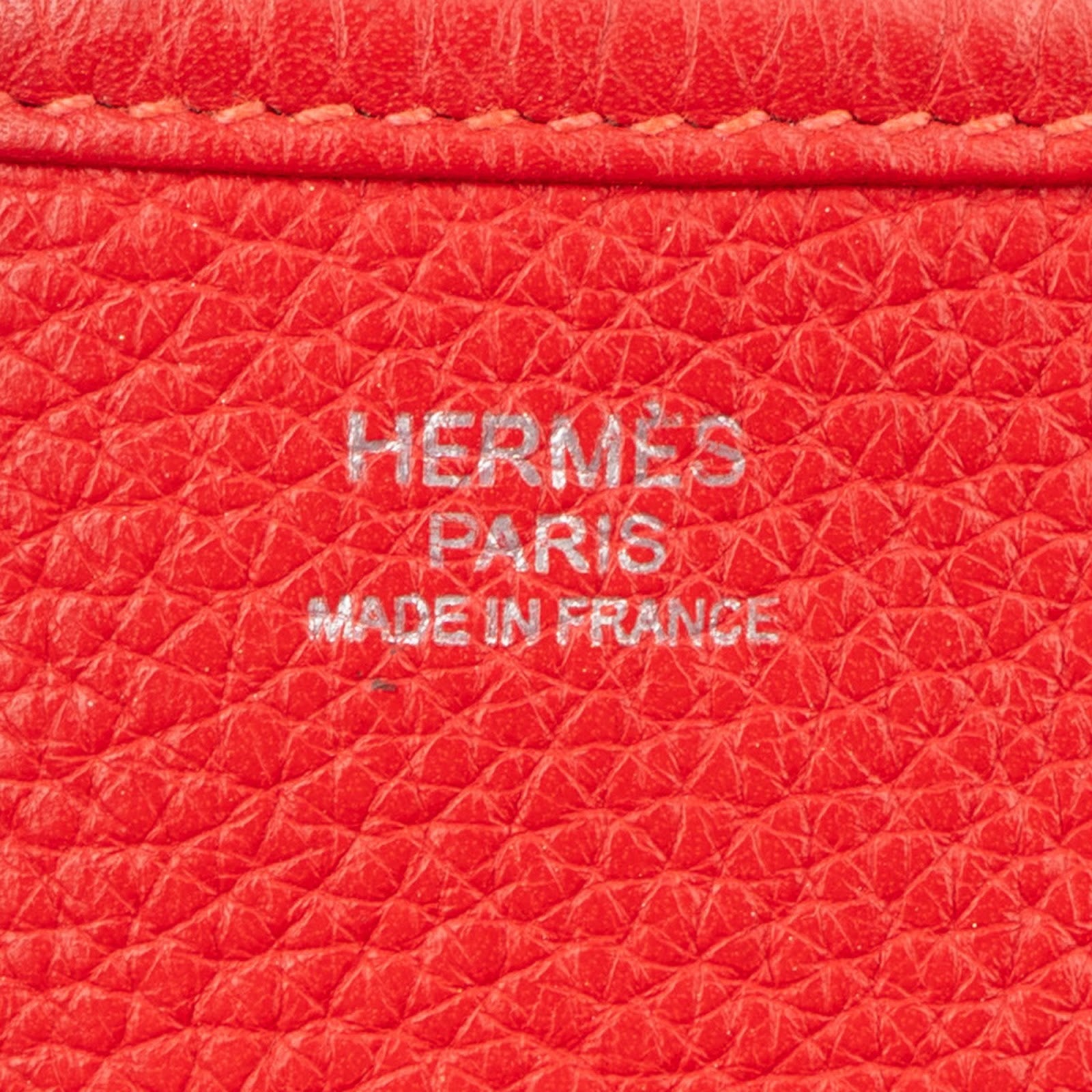 Hermès Taurillon Clemence Leather Evelyne III GM Crossbody Bag