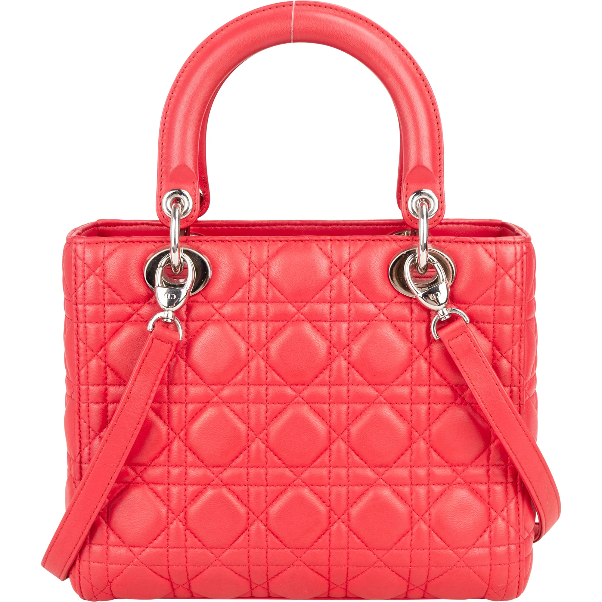 Christian Dior Quilted Leather Lady Dior Handbag