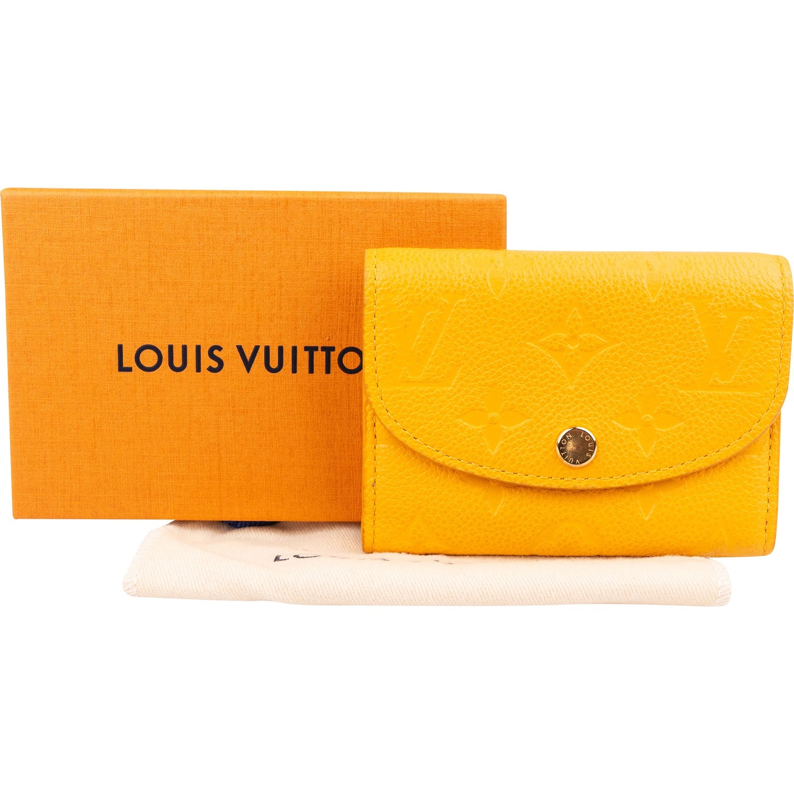 Louis Vuitton Monogram Empreinte Leather Micro Wallet