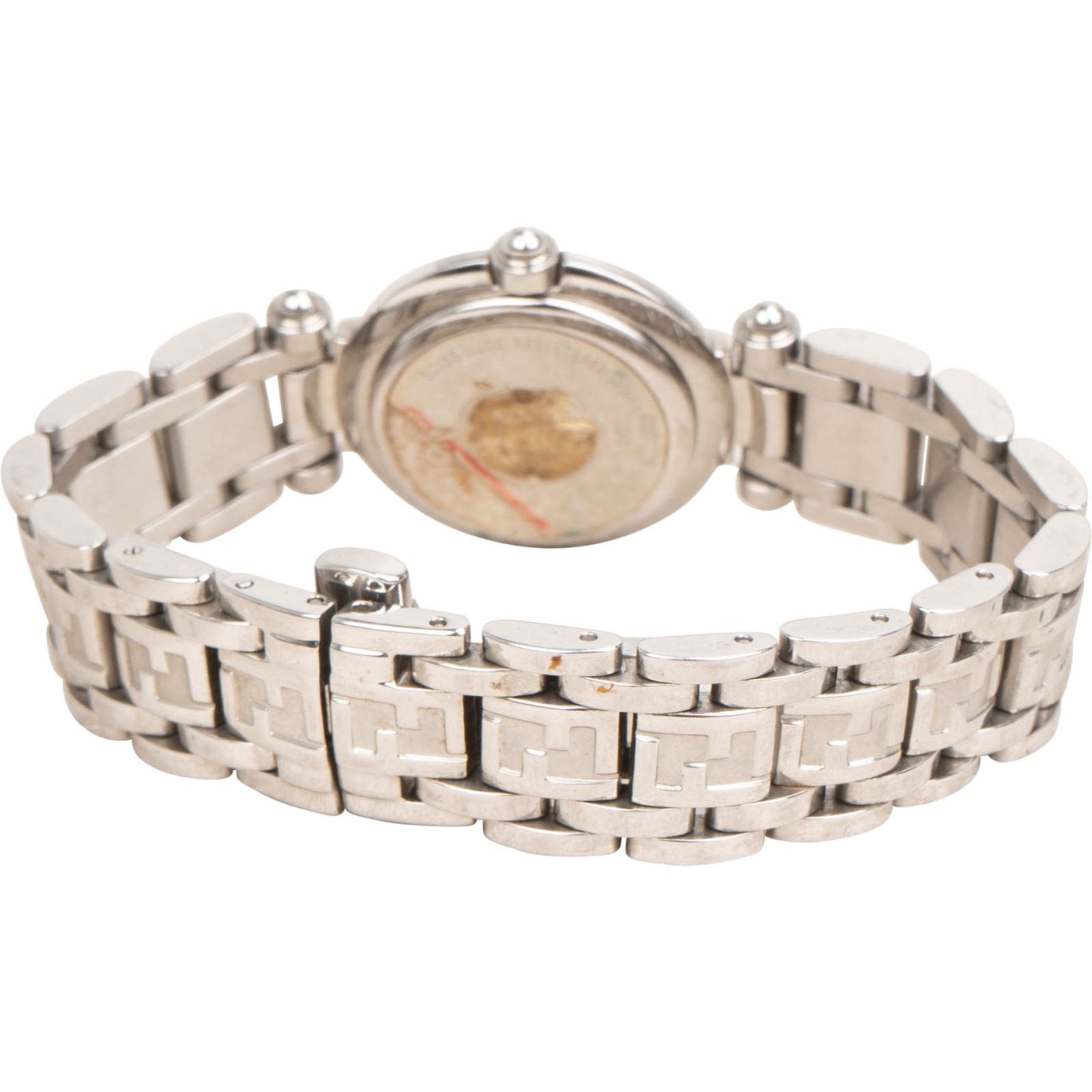 Fendi Silver Tone Zucca 750L Bracelet Women Watch