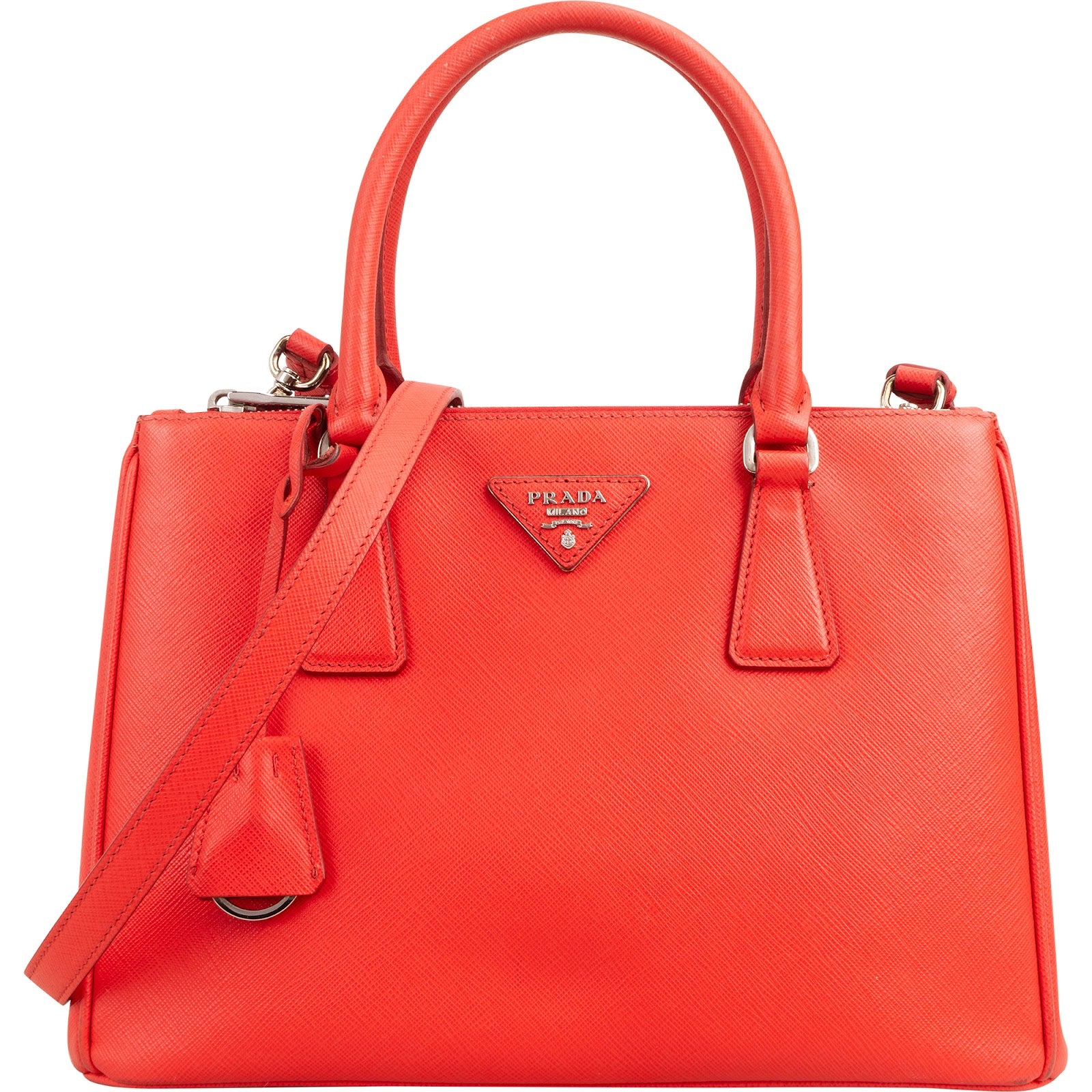 Prada – Galleria Tote-handtas in rood