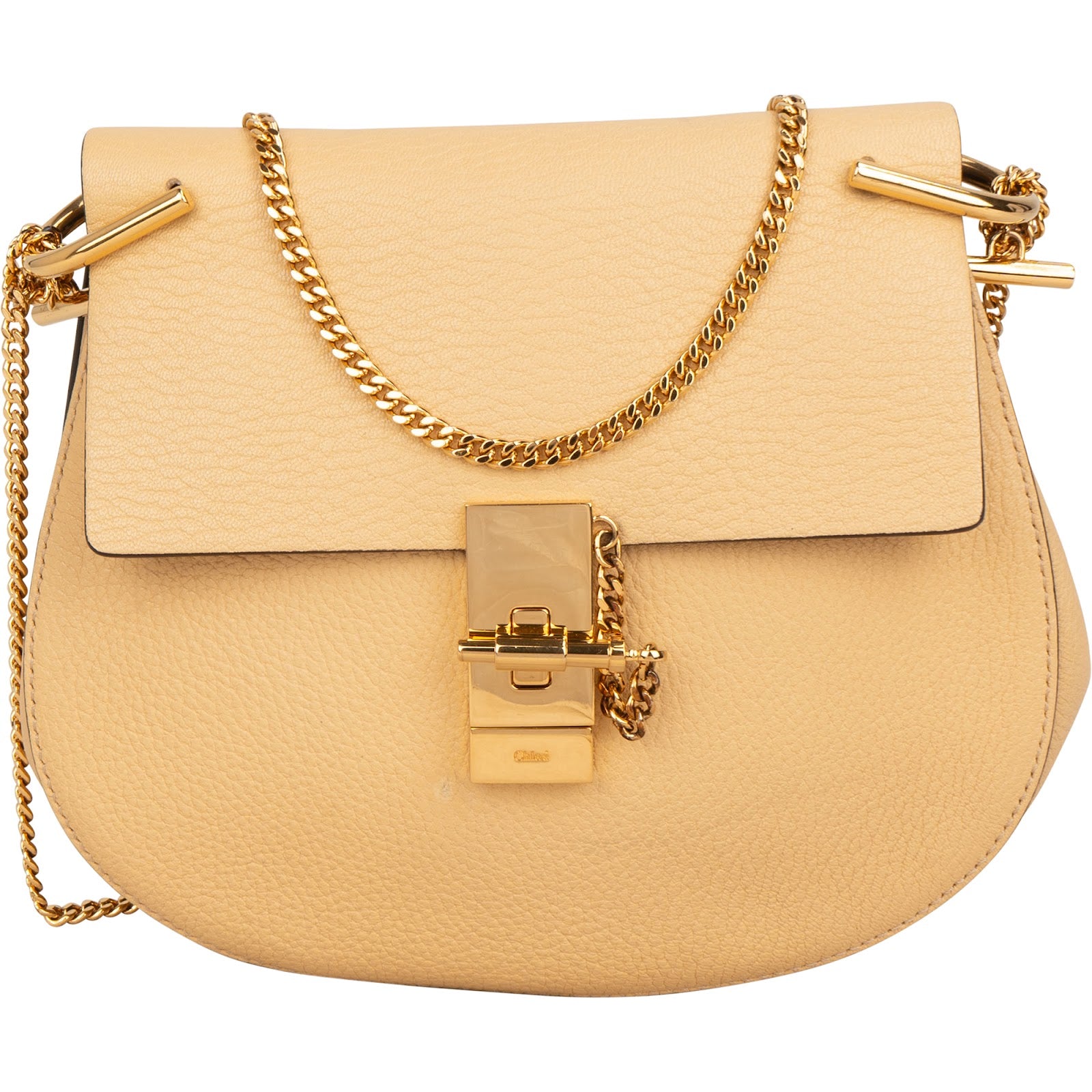 Chloé Grained Leather Drew Crossbody Bag