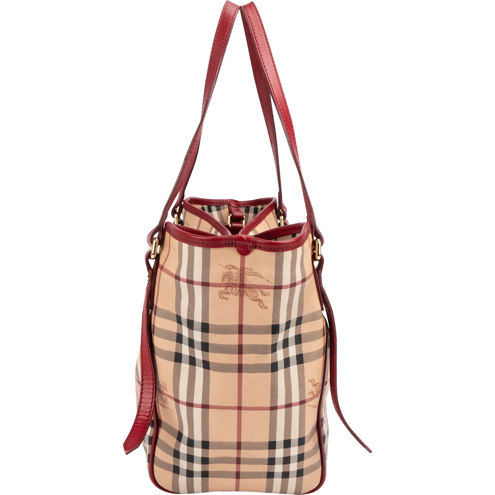 Burberry - Haymarket Check Hobo Schultertasche