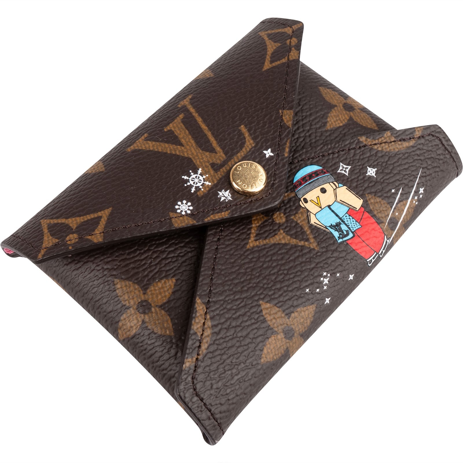 Louis Vuitton Monogram Canvas Limited Xmas Small Pochette Kirigami Etui