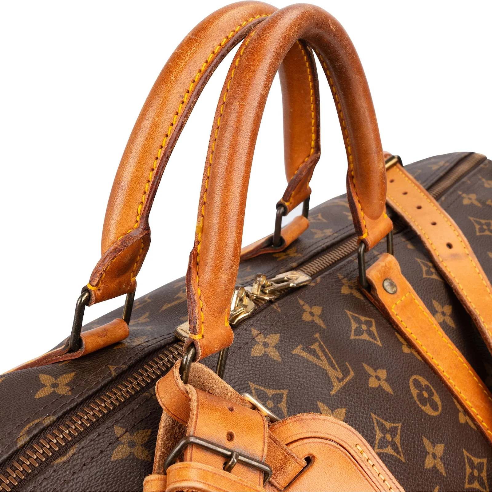Louis Vuitton Monogram Canvas Keepall 60 Bandoulière Travel Bag