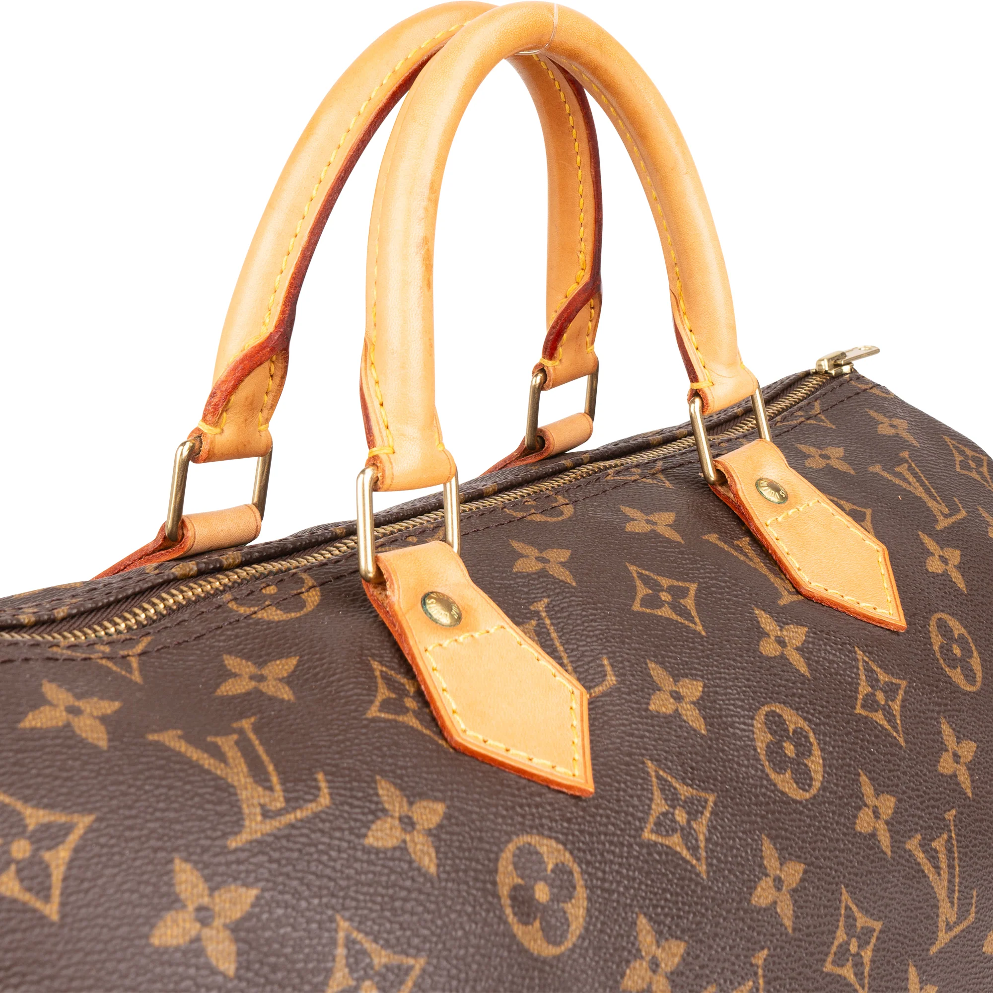 Louis Vuitton Canvas Monogram Speedy 35 Boston Bag