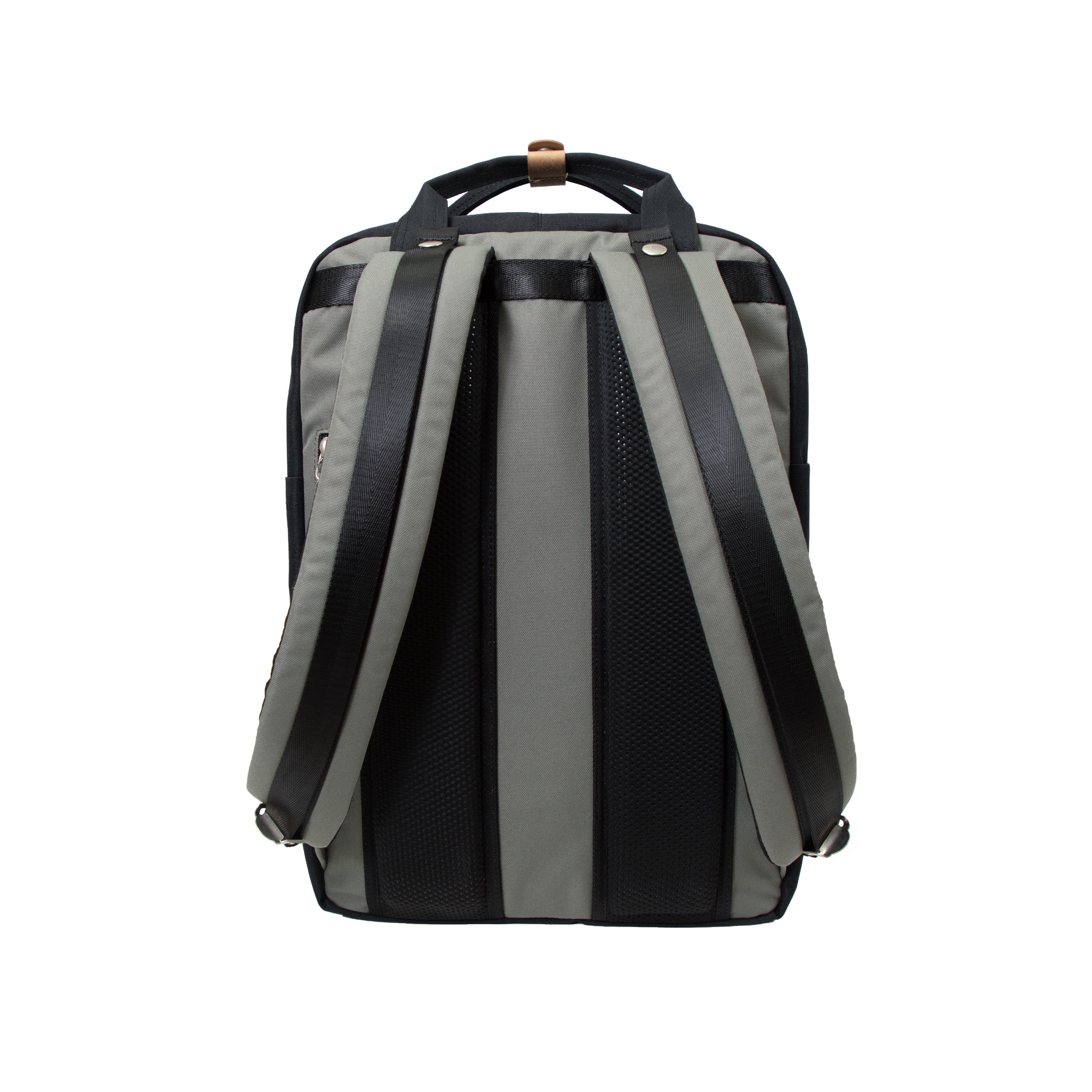 Macaroon Large Reborn Backpack - grey x stone
