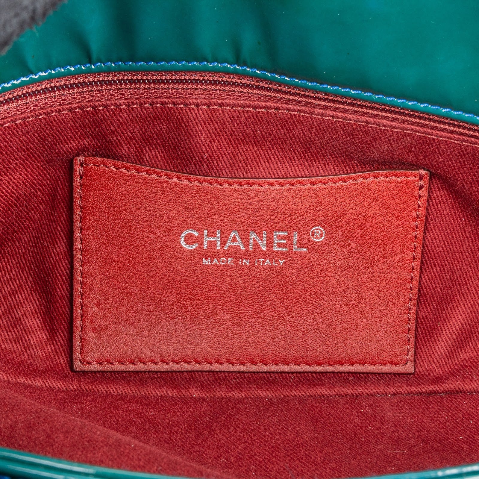 Chanel Quilted Patent Leather Mademoiselle Bowler Shoulder Bag