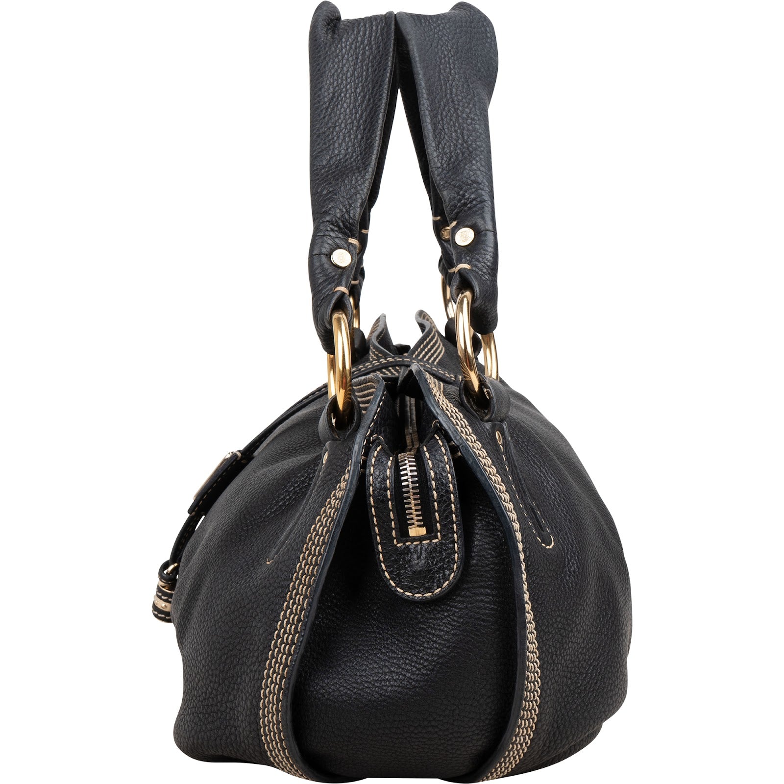 Celine Pebbled Leather Bittersweet Handbag