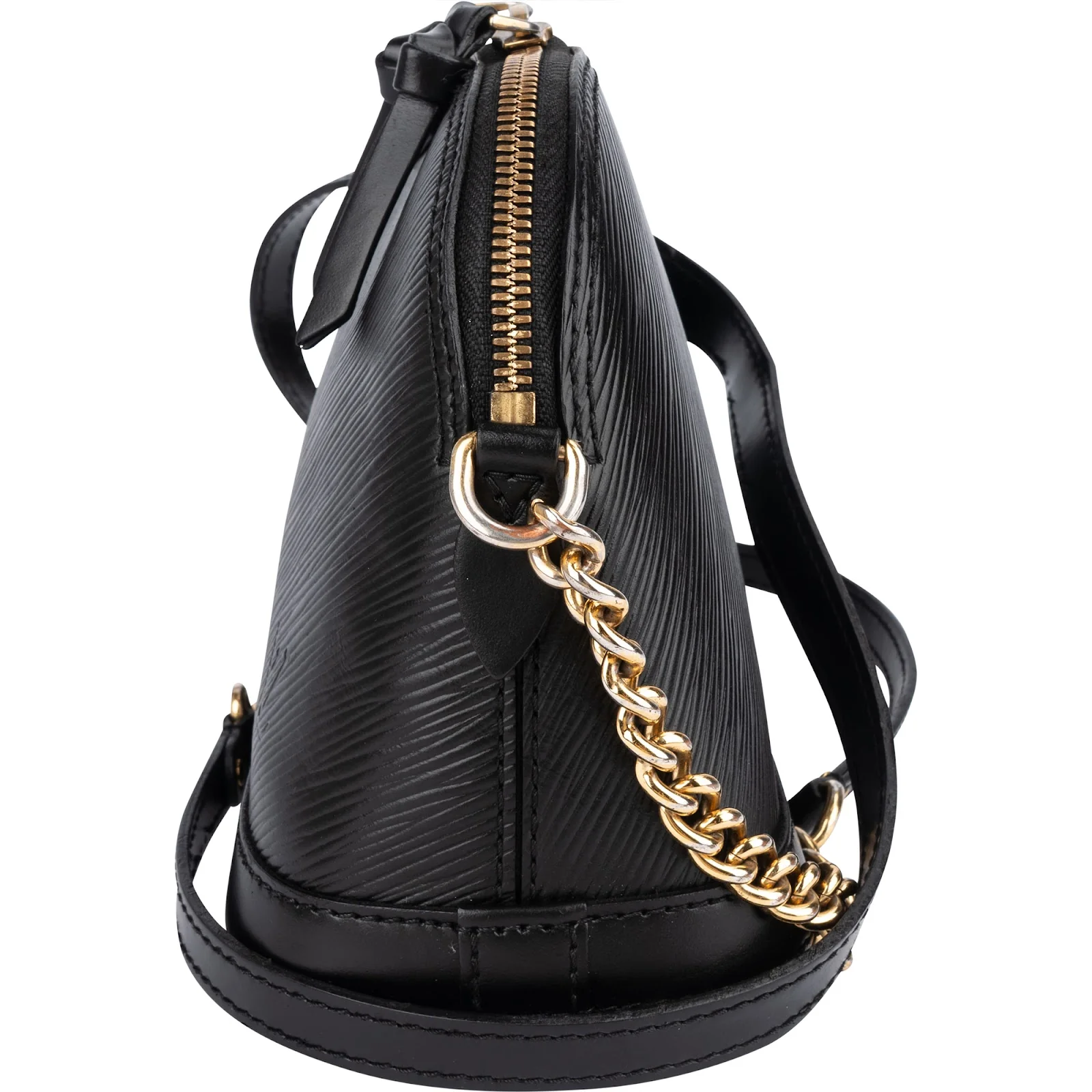 Louis Vuitton Noir Epi Leather Alma BB Crossbody Bag