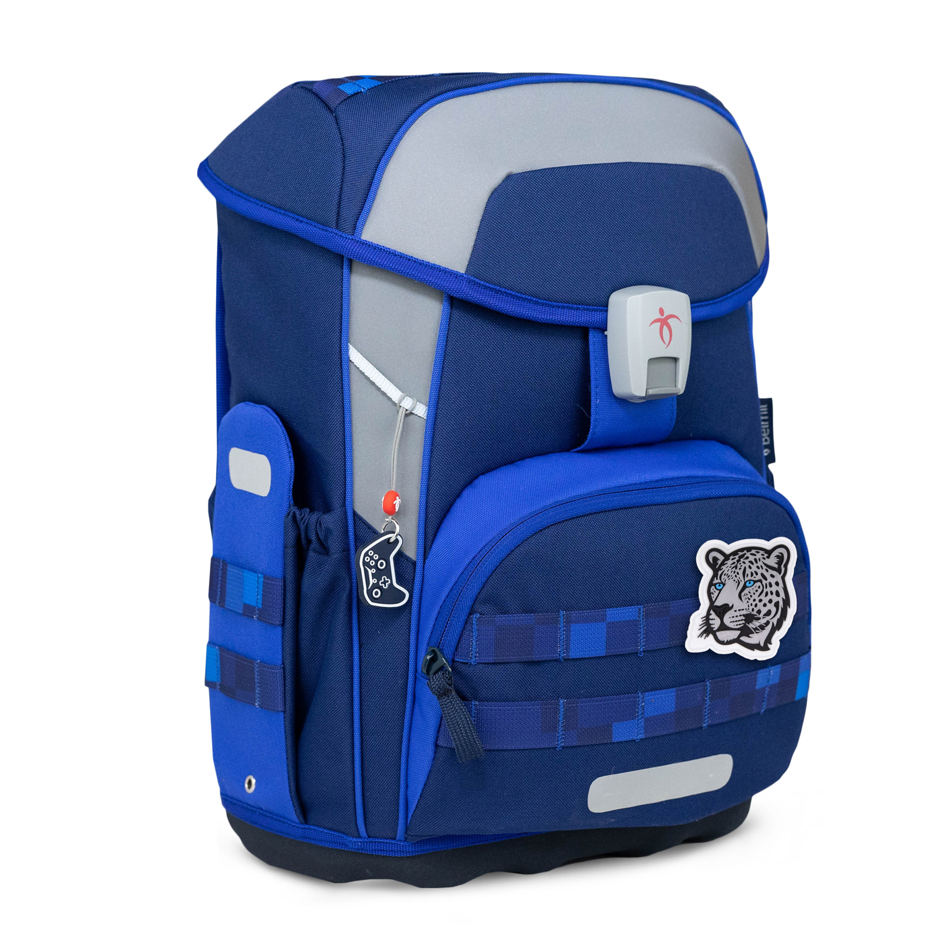 Belmil Maxi Plus Premium Schulranzen Set 5-teilig "Pixel Storm"