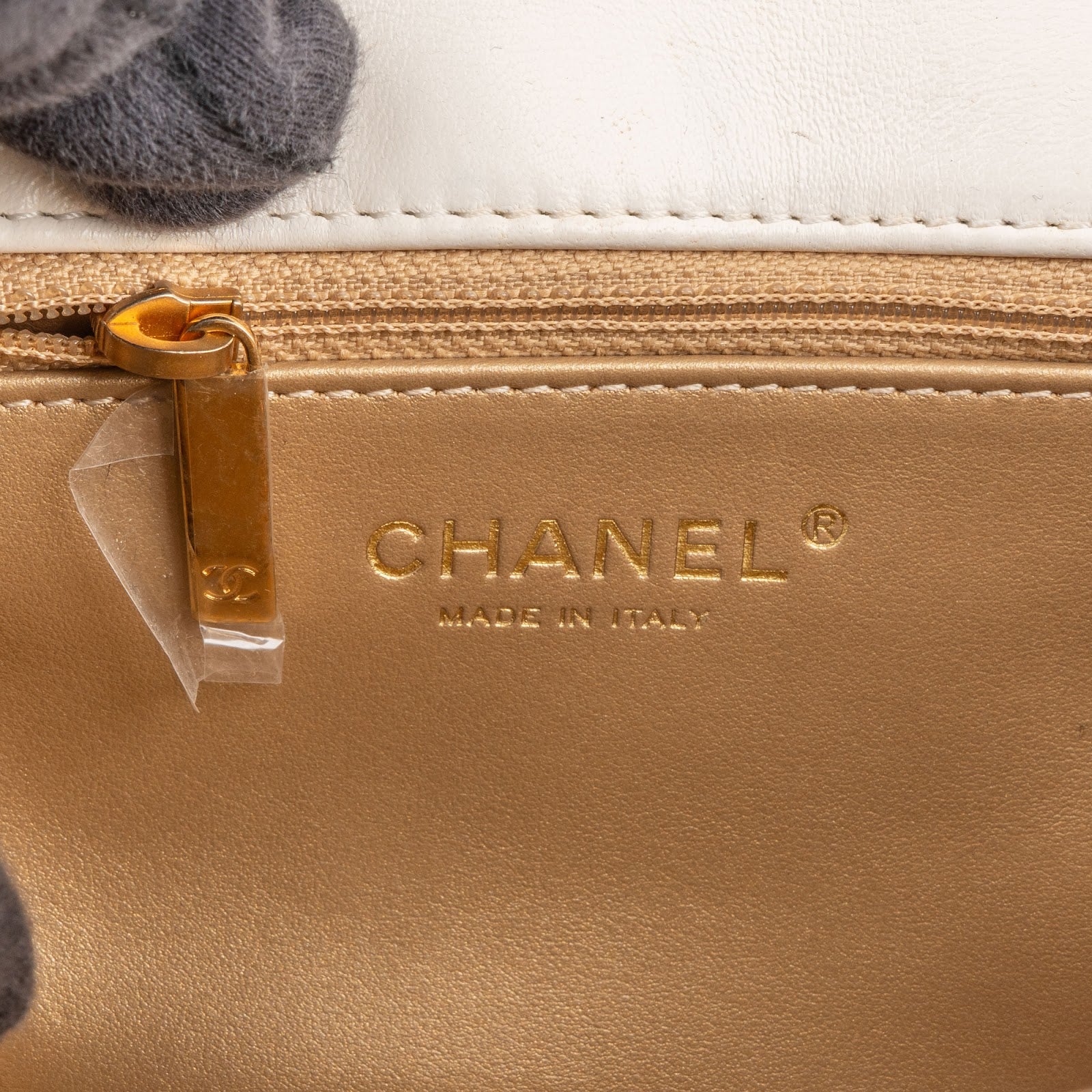 Chanel – Crossbodytas met enkele flap van gewatteerd lamsleer