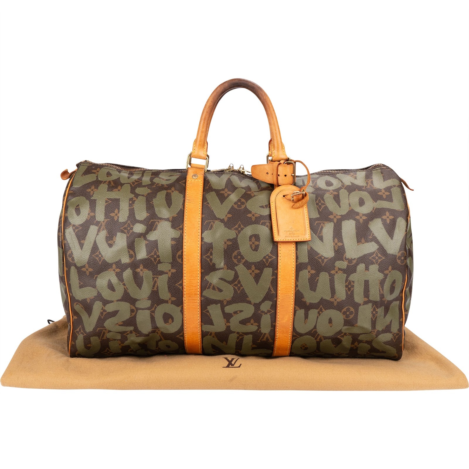 Louis Vuitton Limited Graffiti Monogram Canvas Keepall 50 Reisetasche