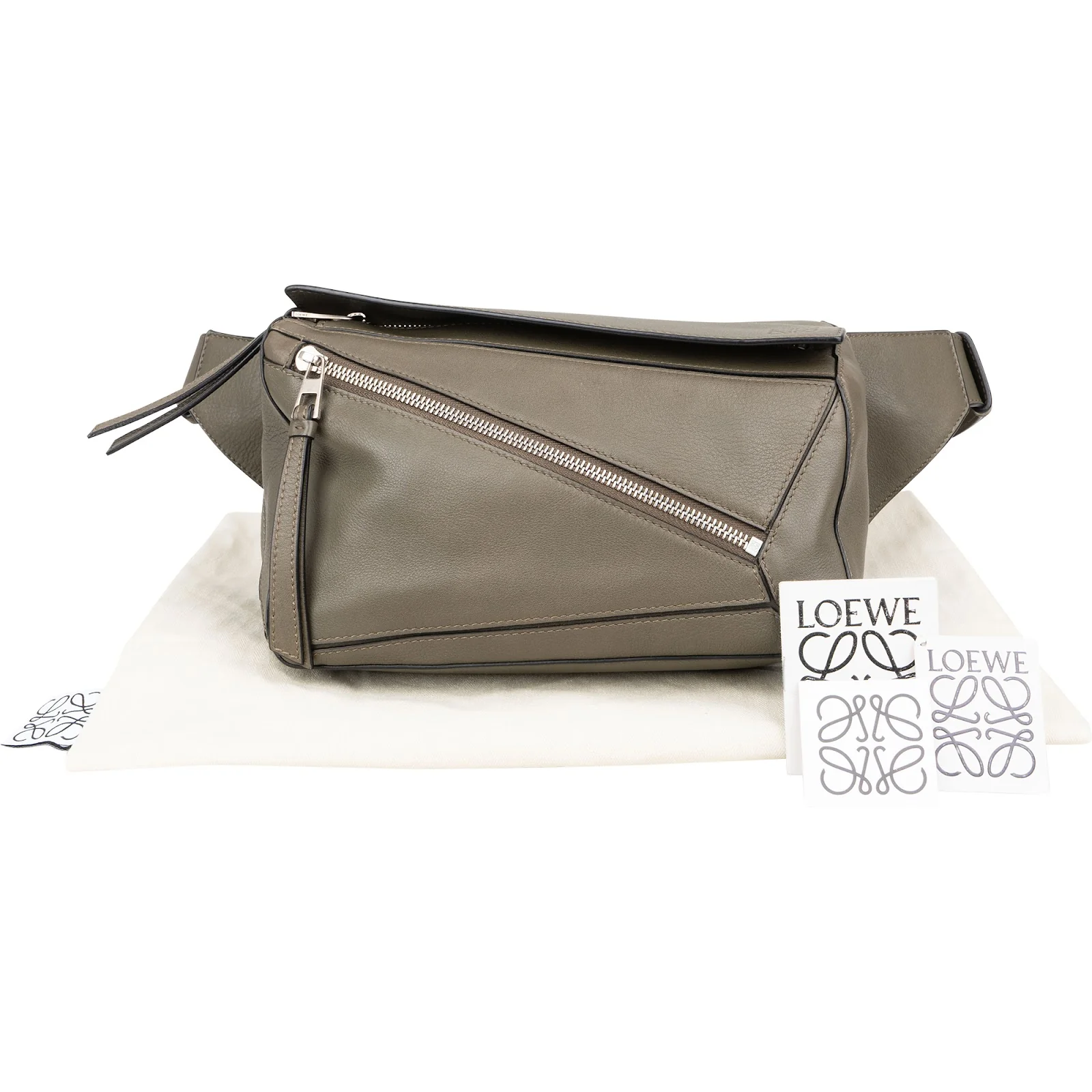 Loewe Grained Calfskin Small Puzzle Bumbag Crossbody Bag