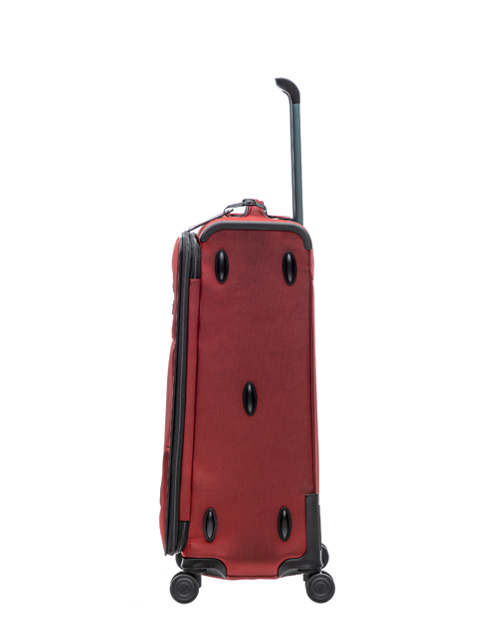 BAY soft-shell suitcase M with 4 wheels up to 68 cm 59 liters - Red