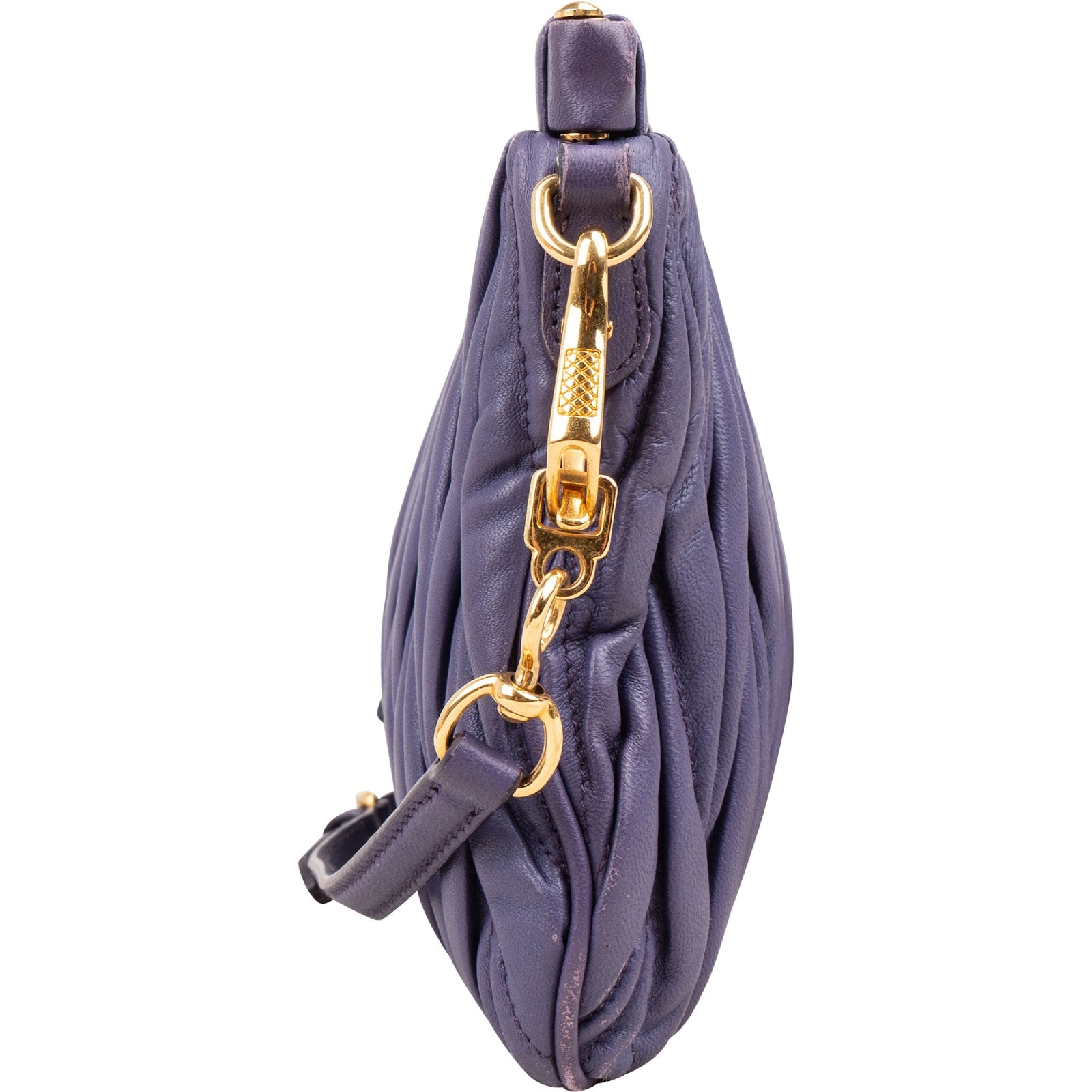 Miu Miu Matelassé Nappa Leather Clutch Crossbody Bag