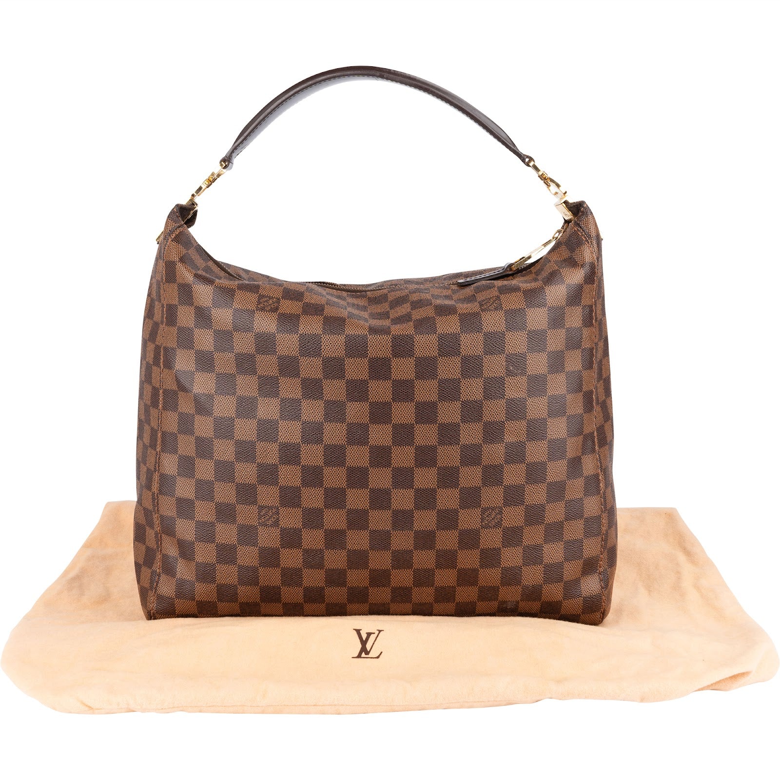Louis Vuitton Monogram Damier Ebene Canvas Portobello GM Handbag