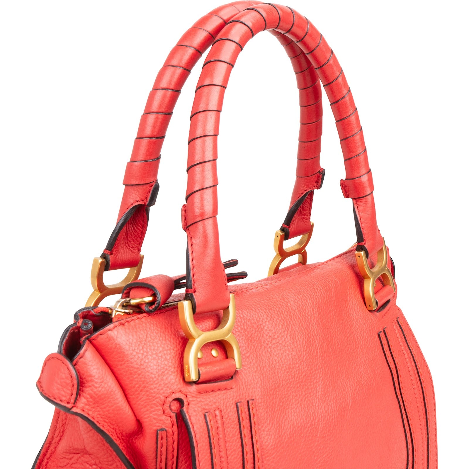 Chloé Grained Calfskin Marcie Handbag
