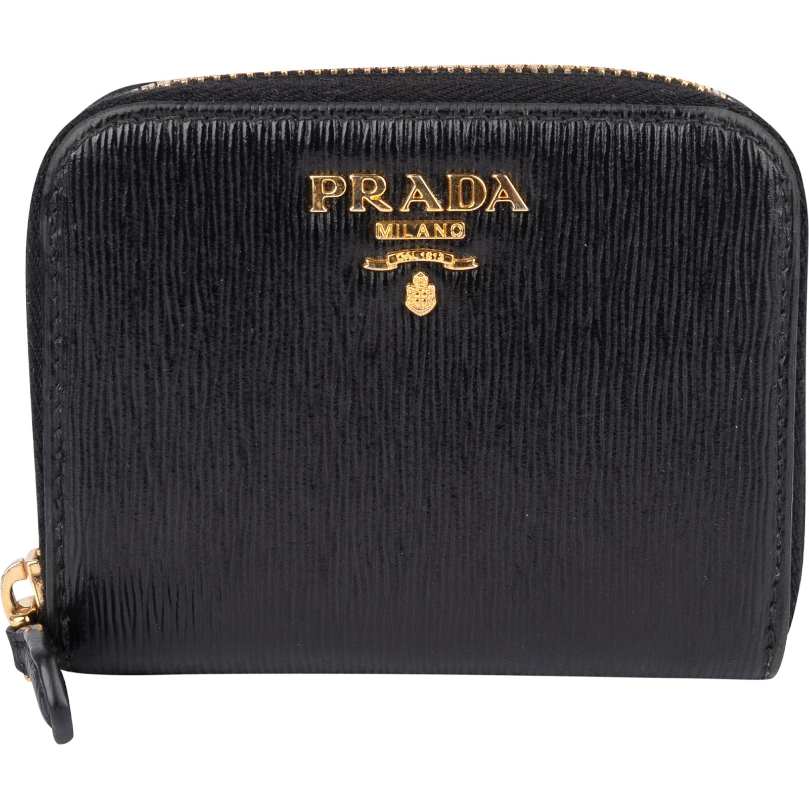 Prada Saffiano Leather Zip-Around Wallet