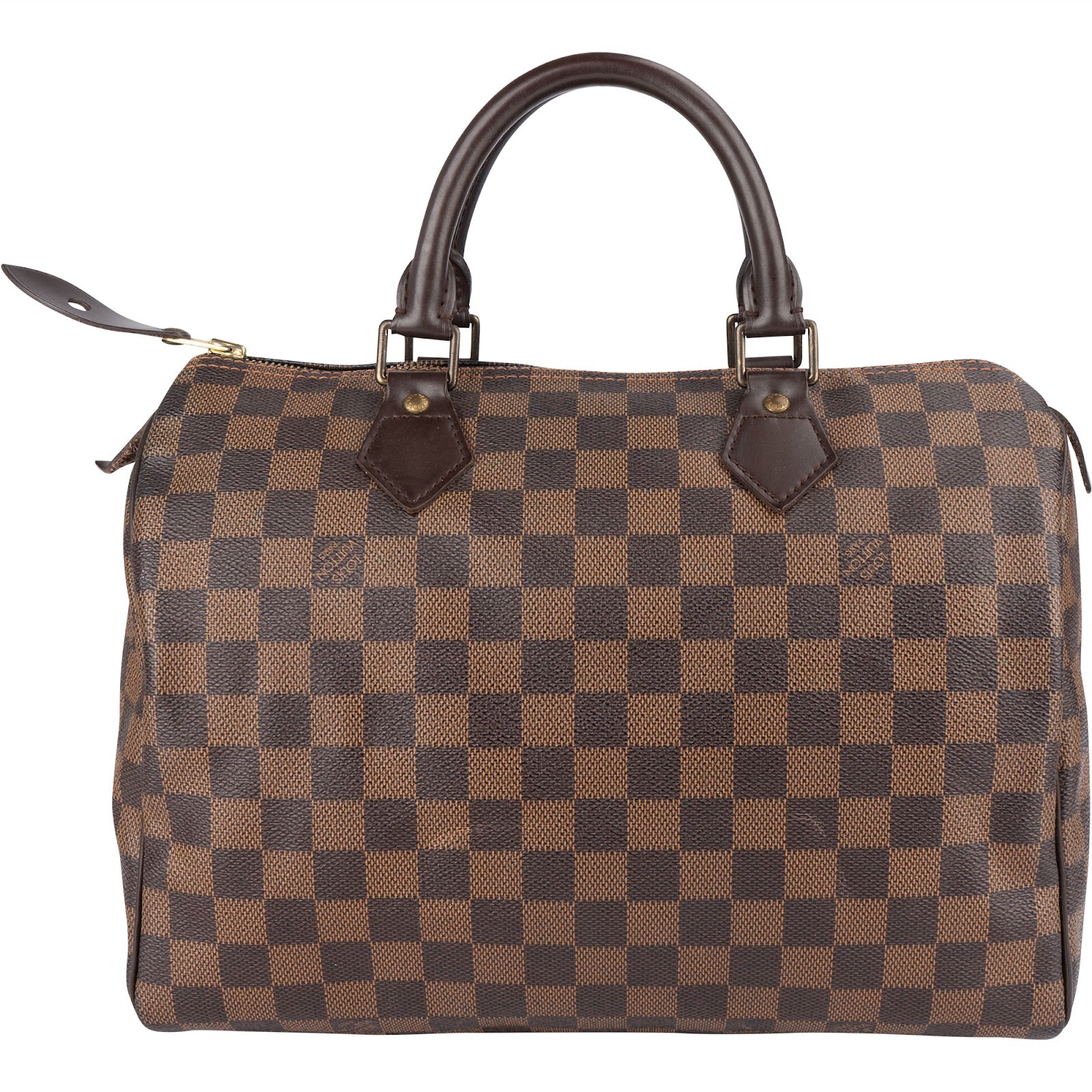 Louis Vuitton Monogram Damier Ebene Speedy 30  Boston Bag