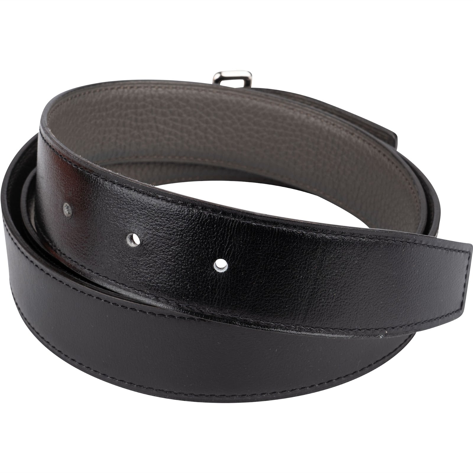 Hermès Reversible Leather H Belt (100)