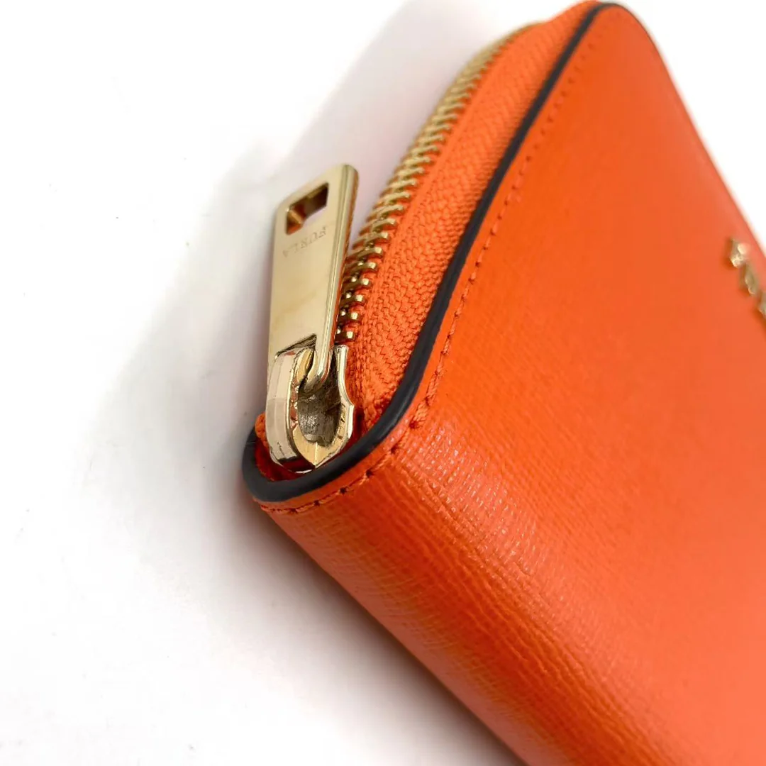 Furla - Orange Bifold Ledergeldbörse