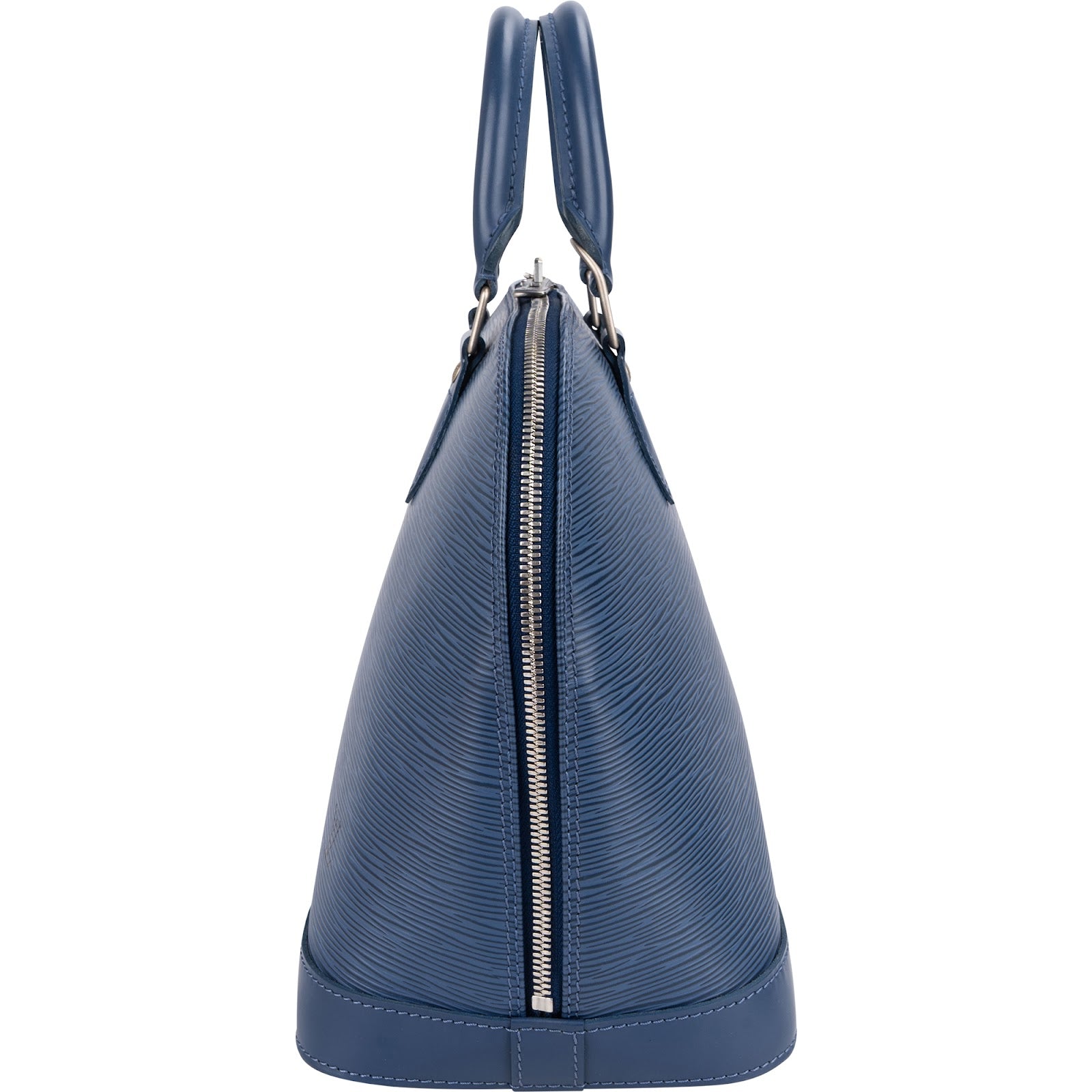 Louis Vuitton Blue Epi Leather Alma PM Handbag