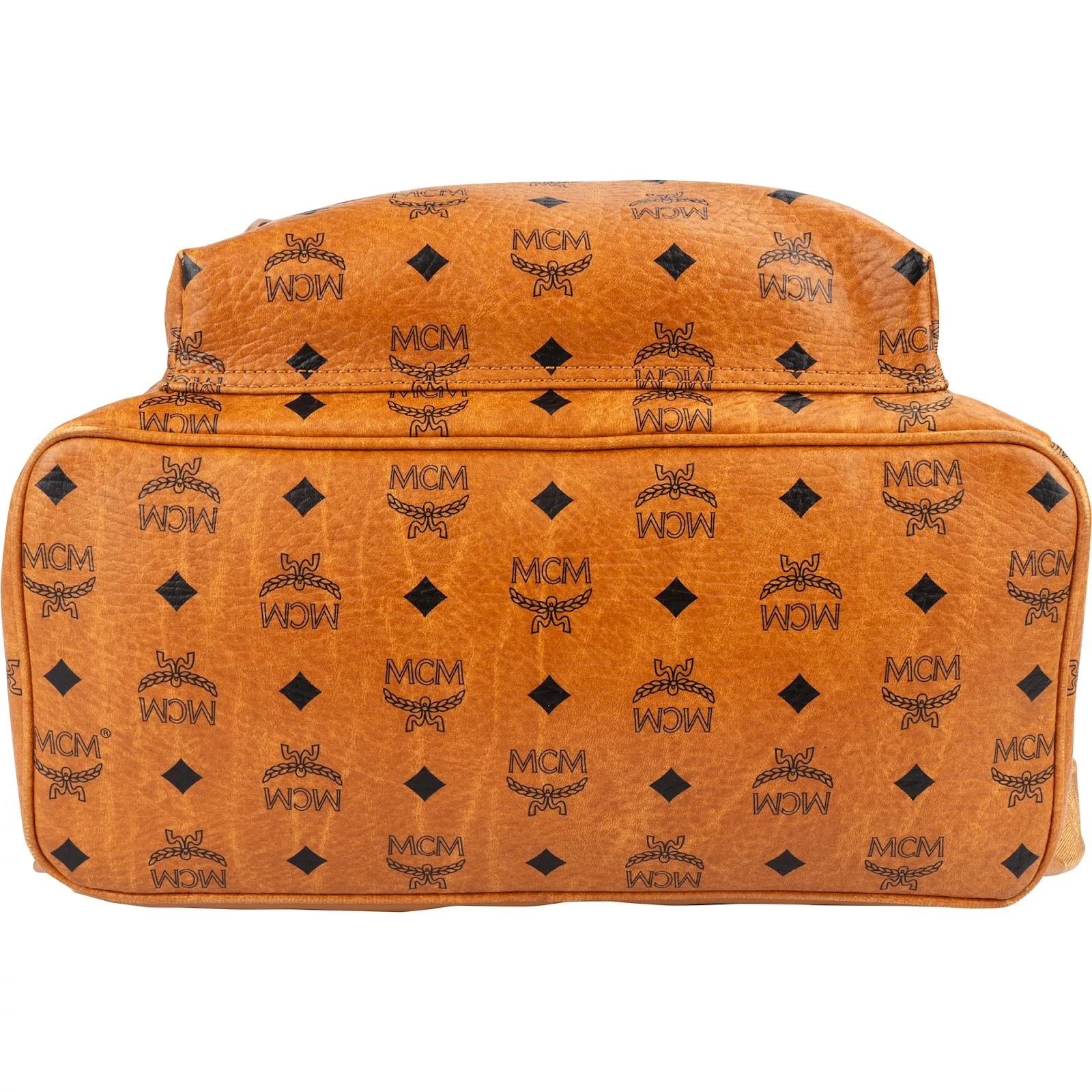MCM Monogram Visetos Studded Backpack