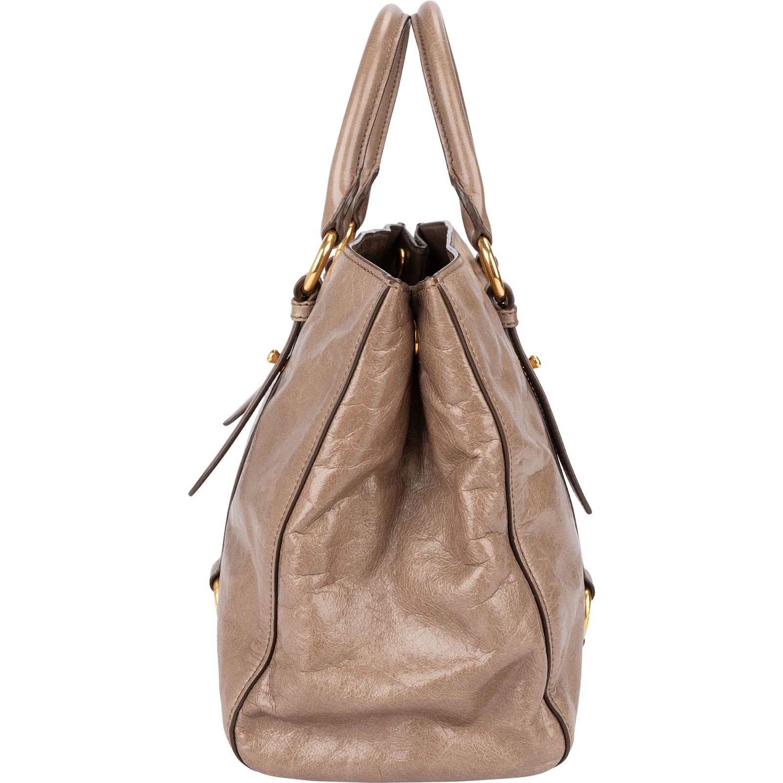 Sac cabas Miu Miu en cuir Vitello Lux