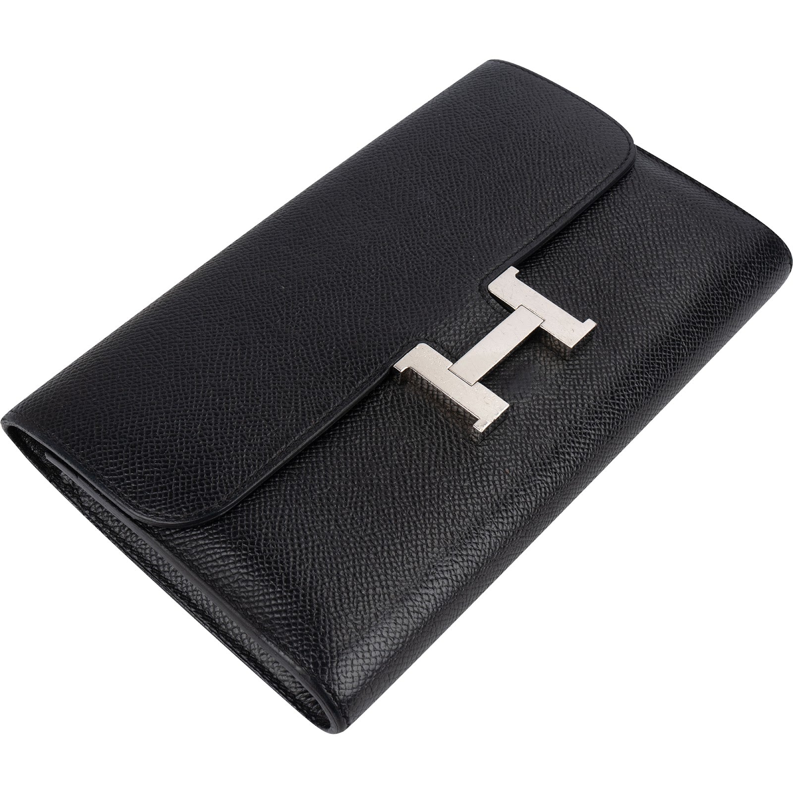 Hermès Epsom Leather Constance Long H Wallet