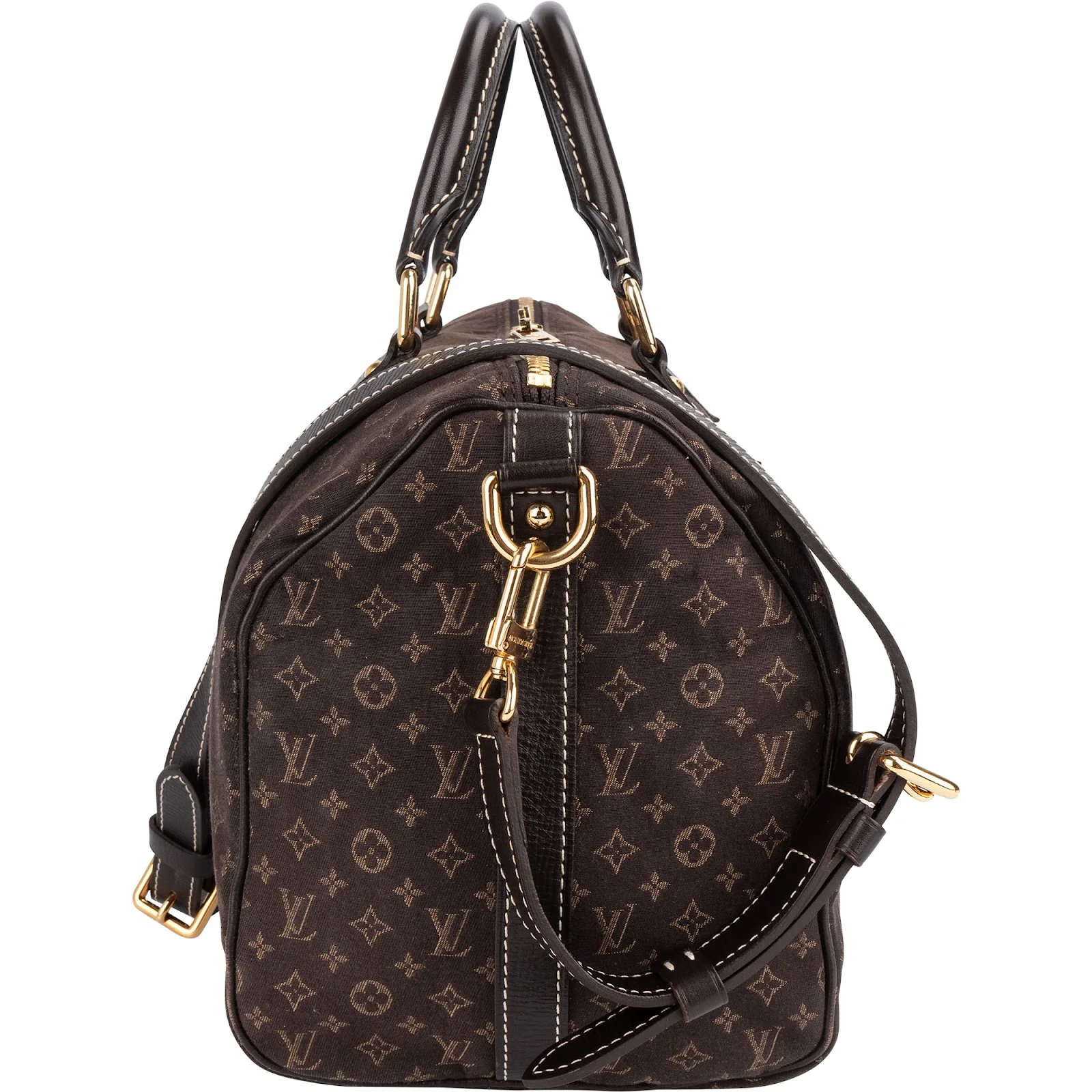 Louis Vuitton Monogram Mini Lin Idylle Speedy 30 Bandoulière Boston Bag