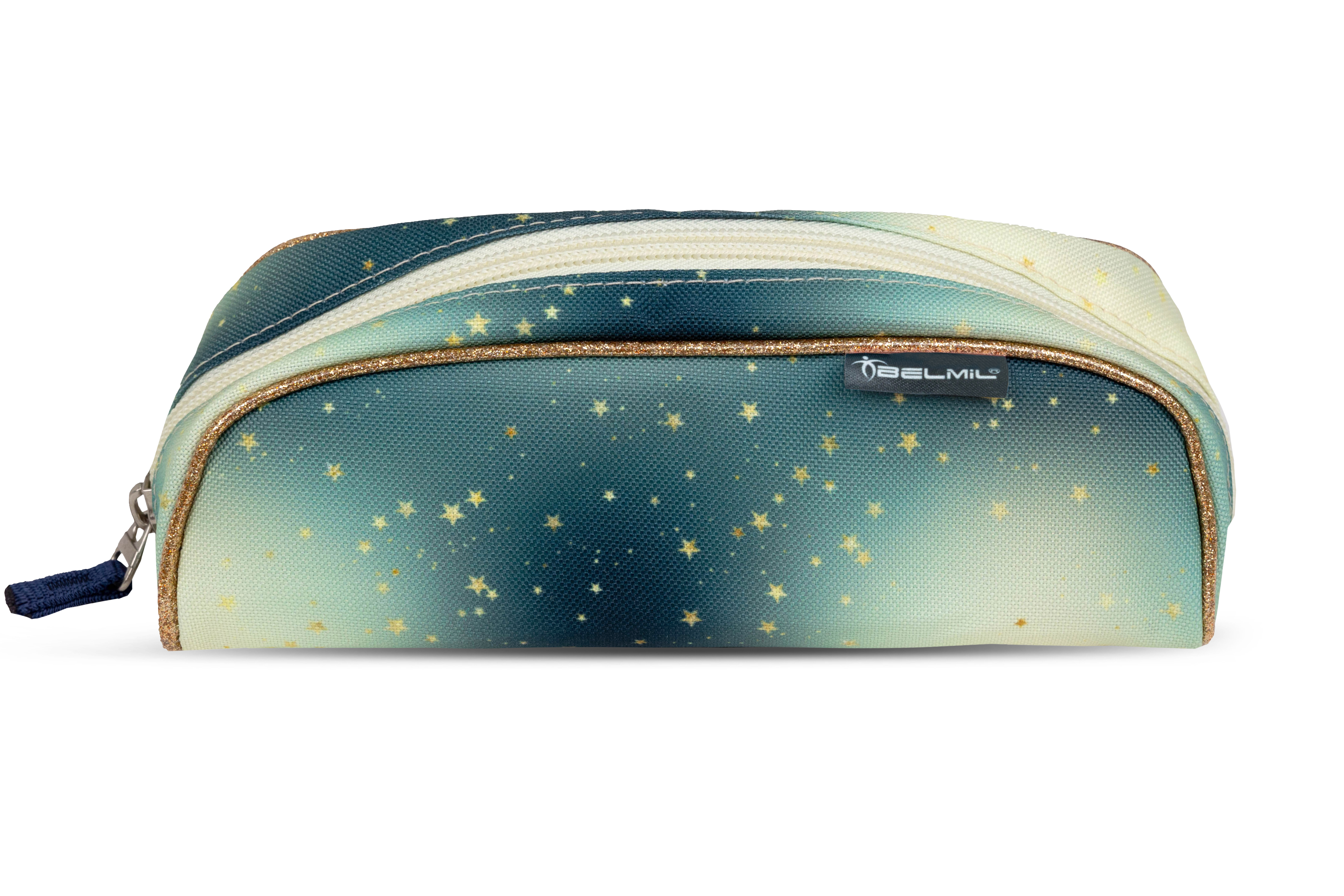 Classy 4-piece satchel set with chest strap - Sparkling Unicorn