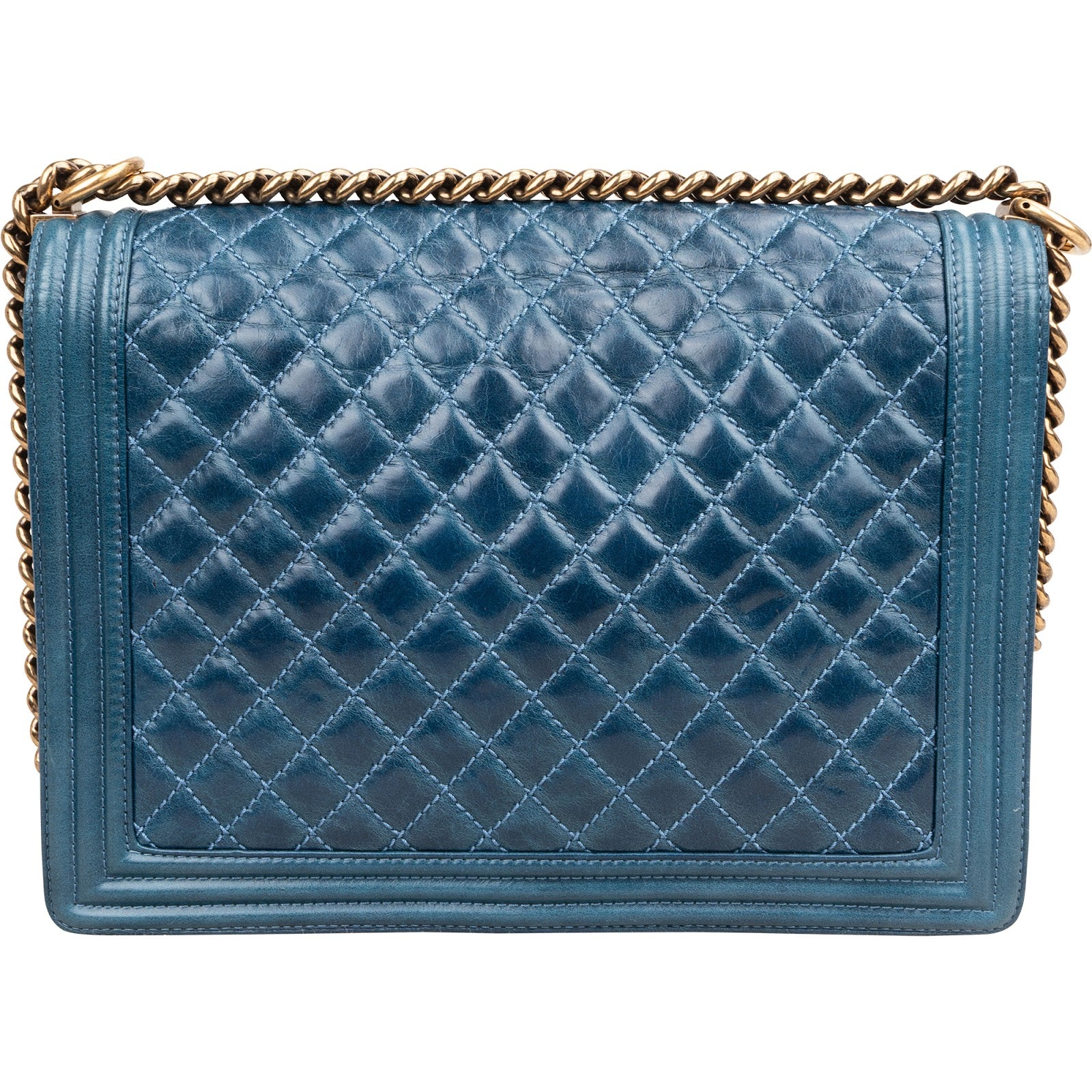 Chanel Quilted Calfskin Jumbo Boy Crossbody Bag