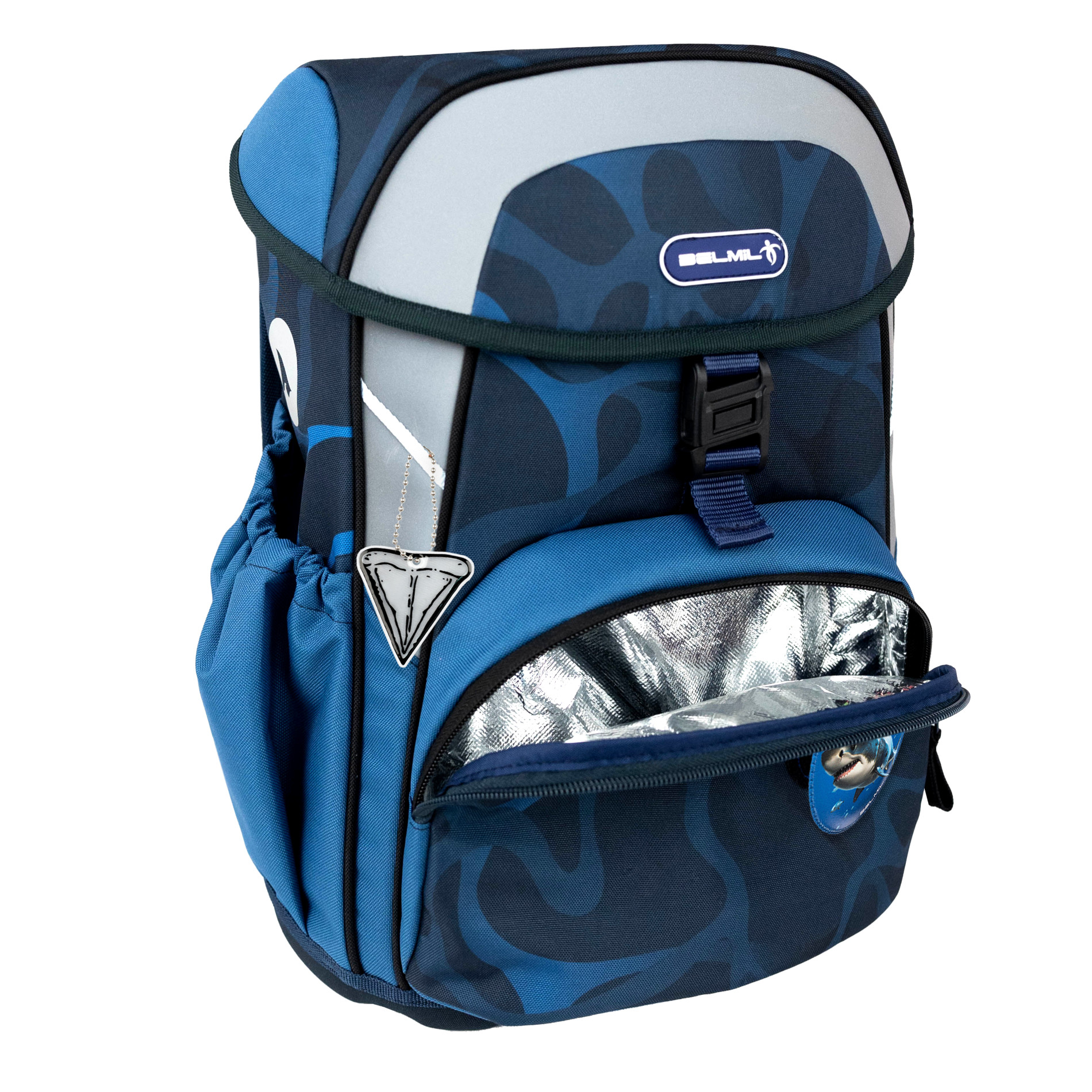 Belmil Maxi ergonomisches Schulranzen-Set 5-teilig "Wave Storm"