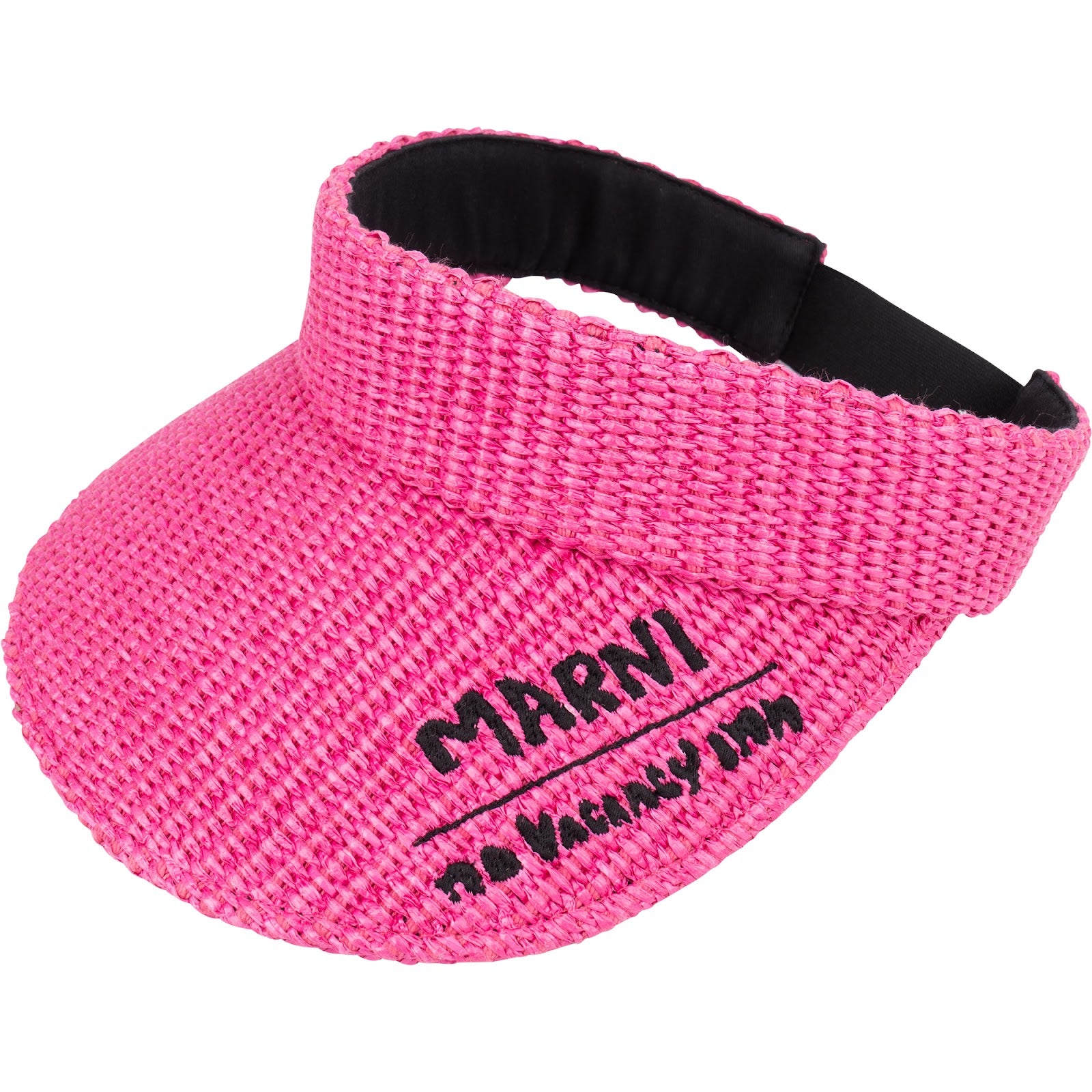 Marni Raffia No Vacancy Inn Visor Cap