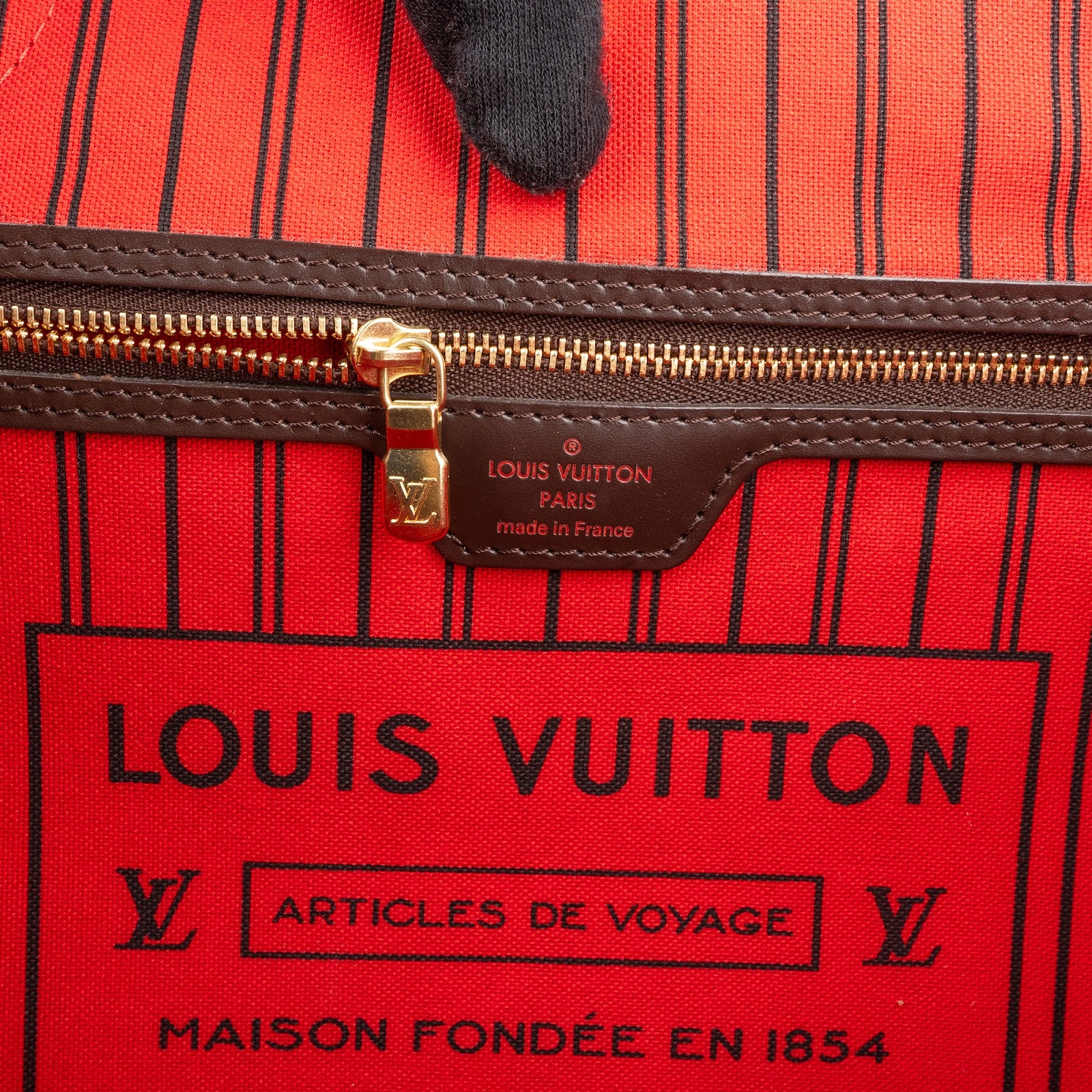 Louis Vuitton Monogram Damier Ebene Neverfull GM Shoulder Bag