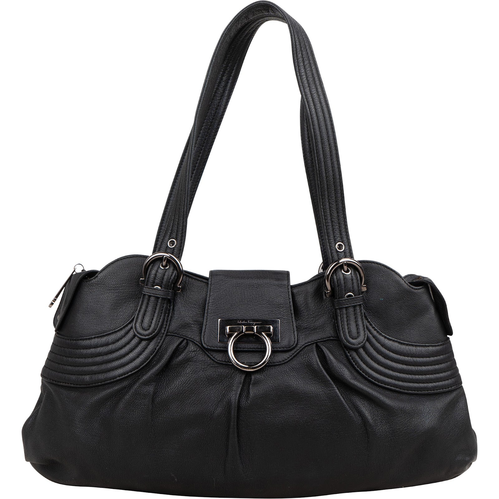 Salvatore Ferragamo Leather Marisa Shoulder Bag