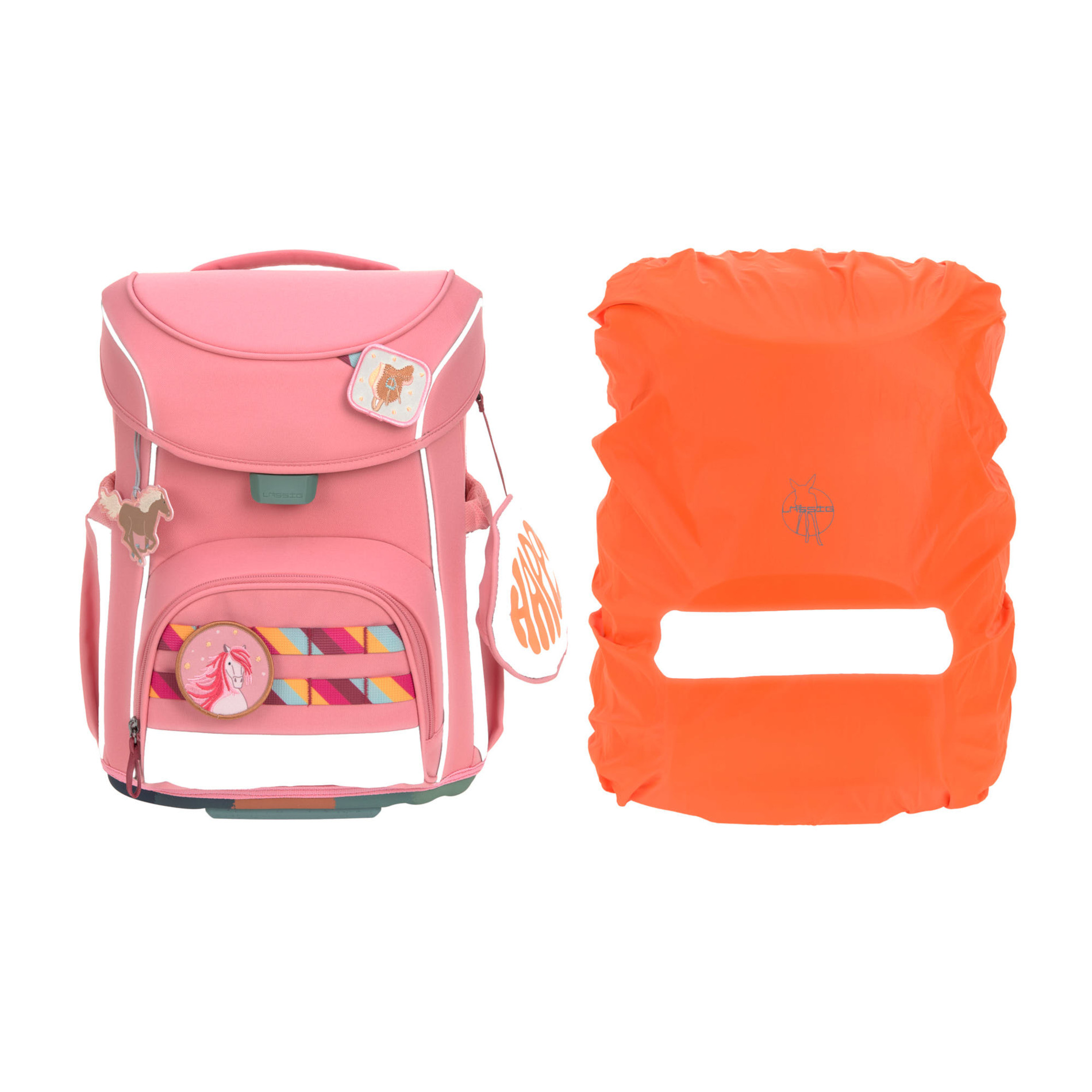School Set Slim Unique Schulranzenset 6tlg. - pink