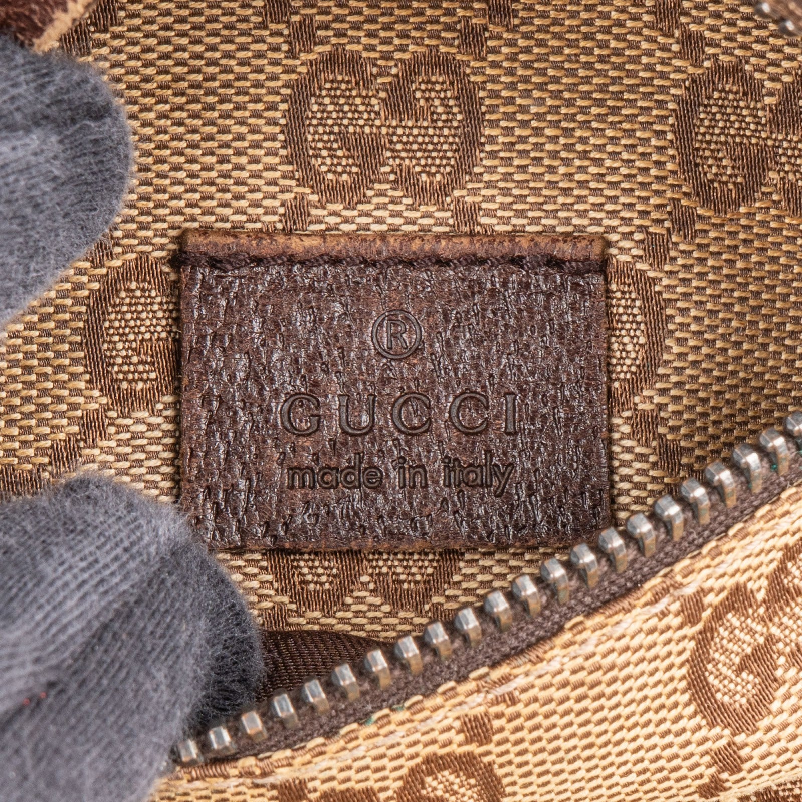 Gucci Monogram GG Belt Crossbody Bag