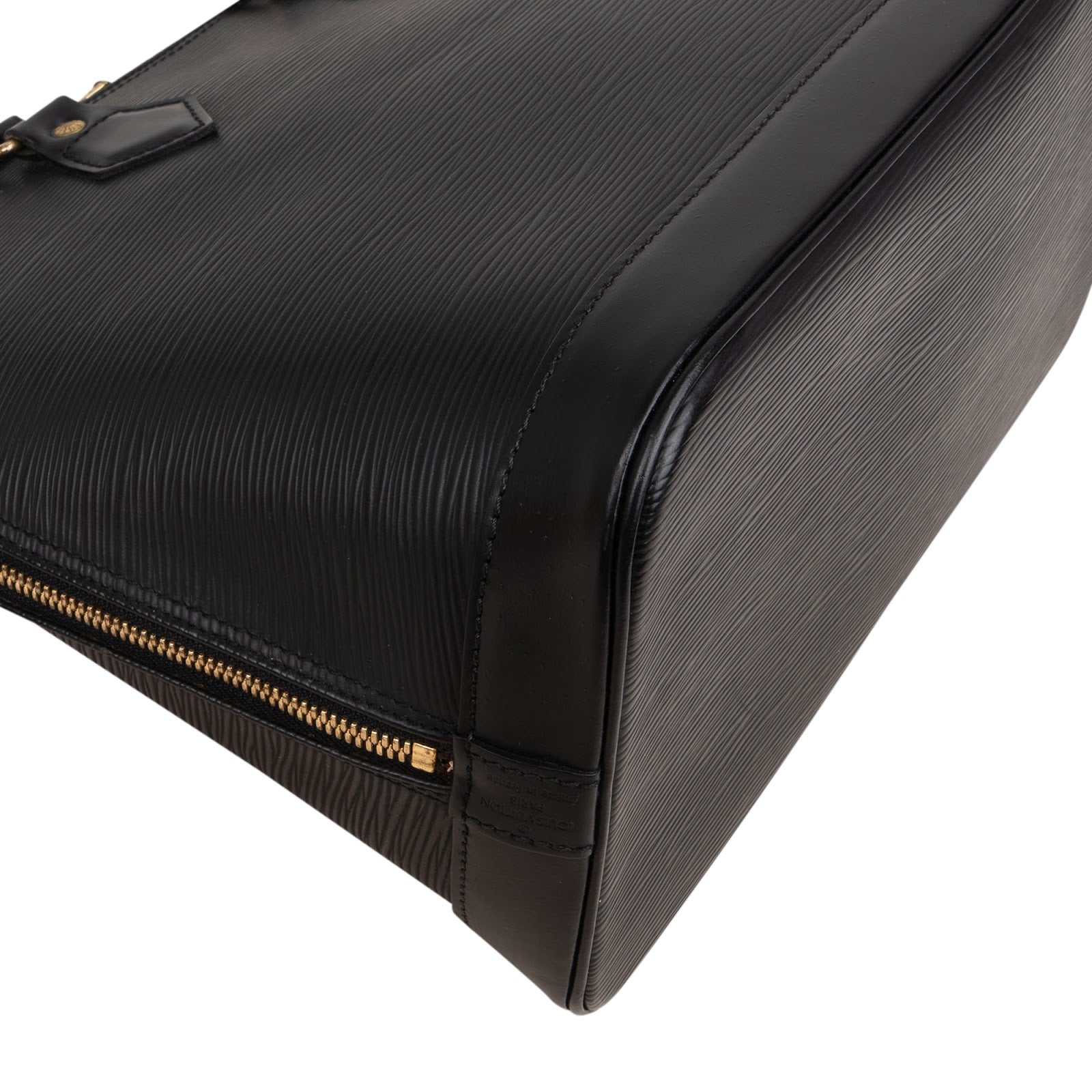 Louis Vuitton Noir Epi Leather Alma PM Handbag