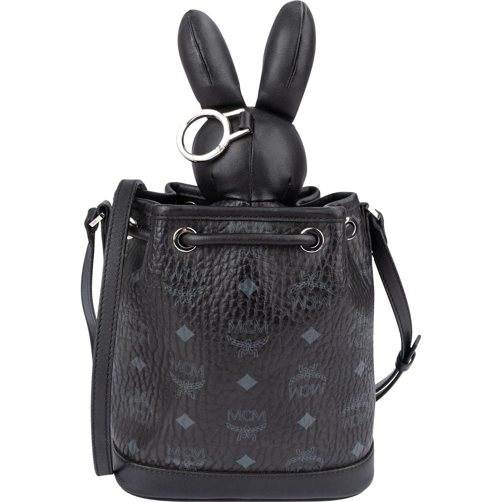 MCM - Rabbit Drawstring Small Bucket Crossbody Bag