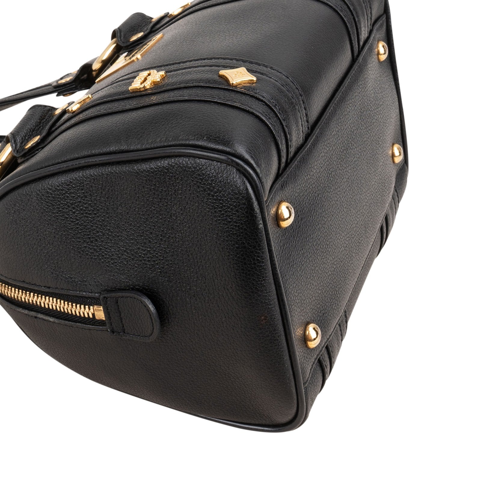 MCM - Visetos Studded Boston Bag