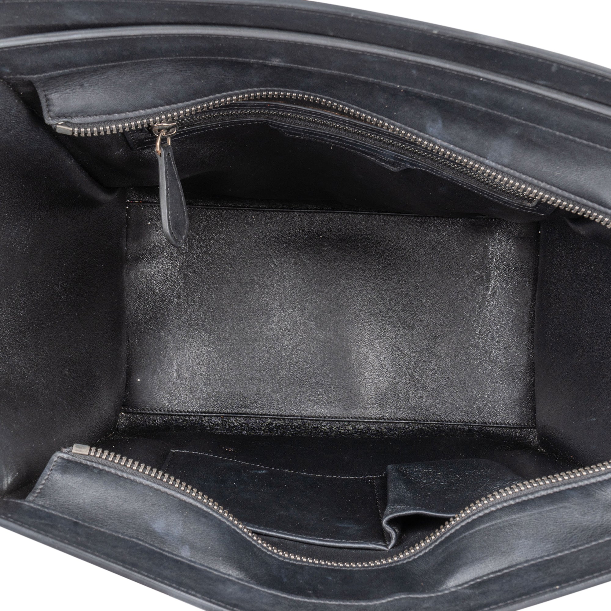 Céline Tricolor Leather Luggage Handbag