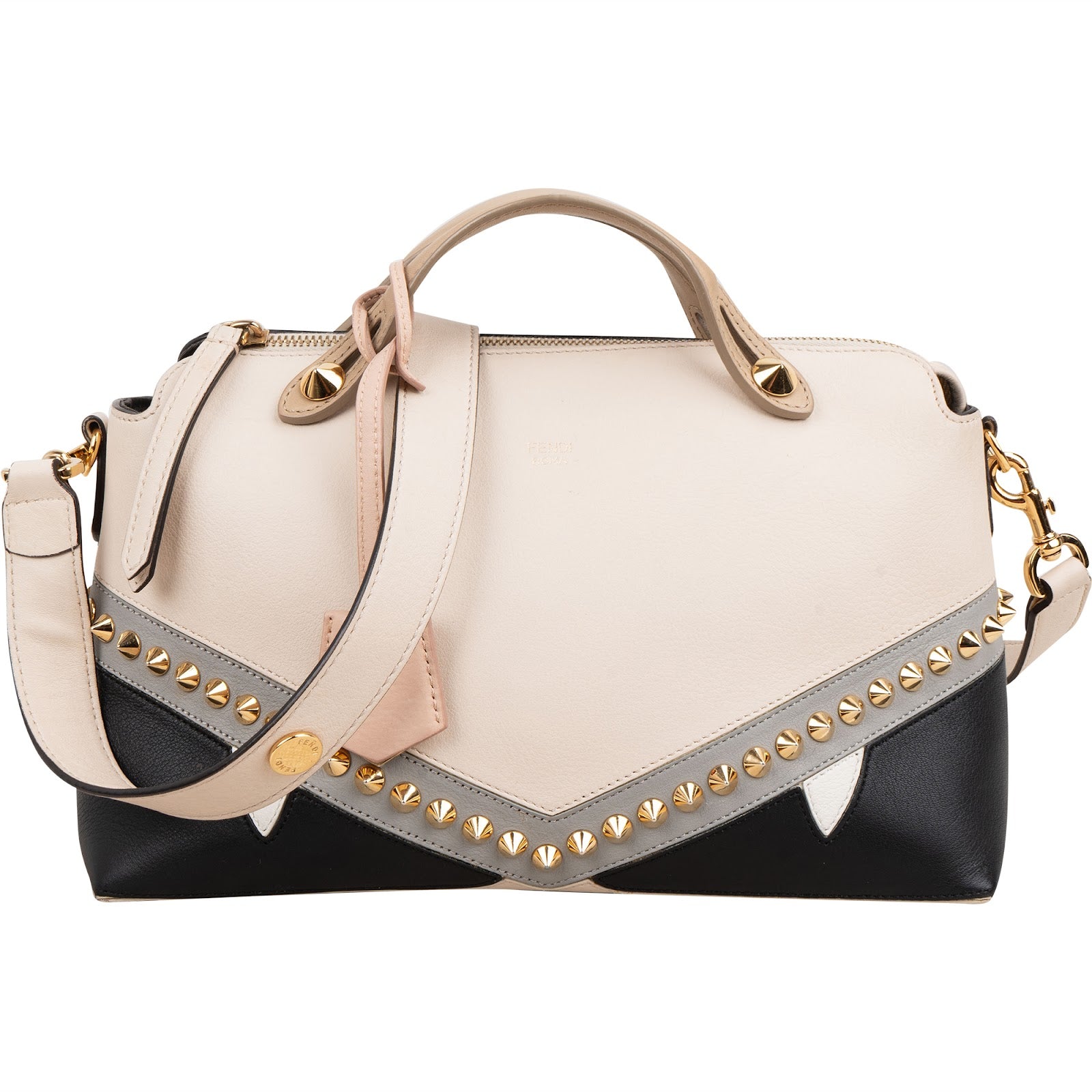 Fendi Leather Monster By The Way Crossbody Handbag